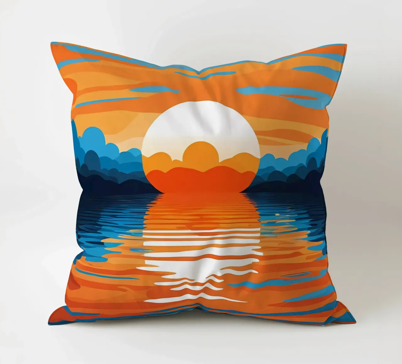Riflessioni sull'ora d'oro cuscino da Artistic-shop