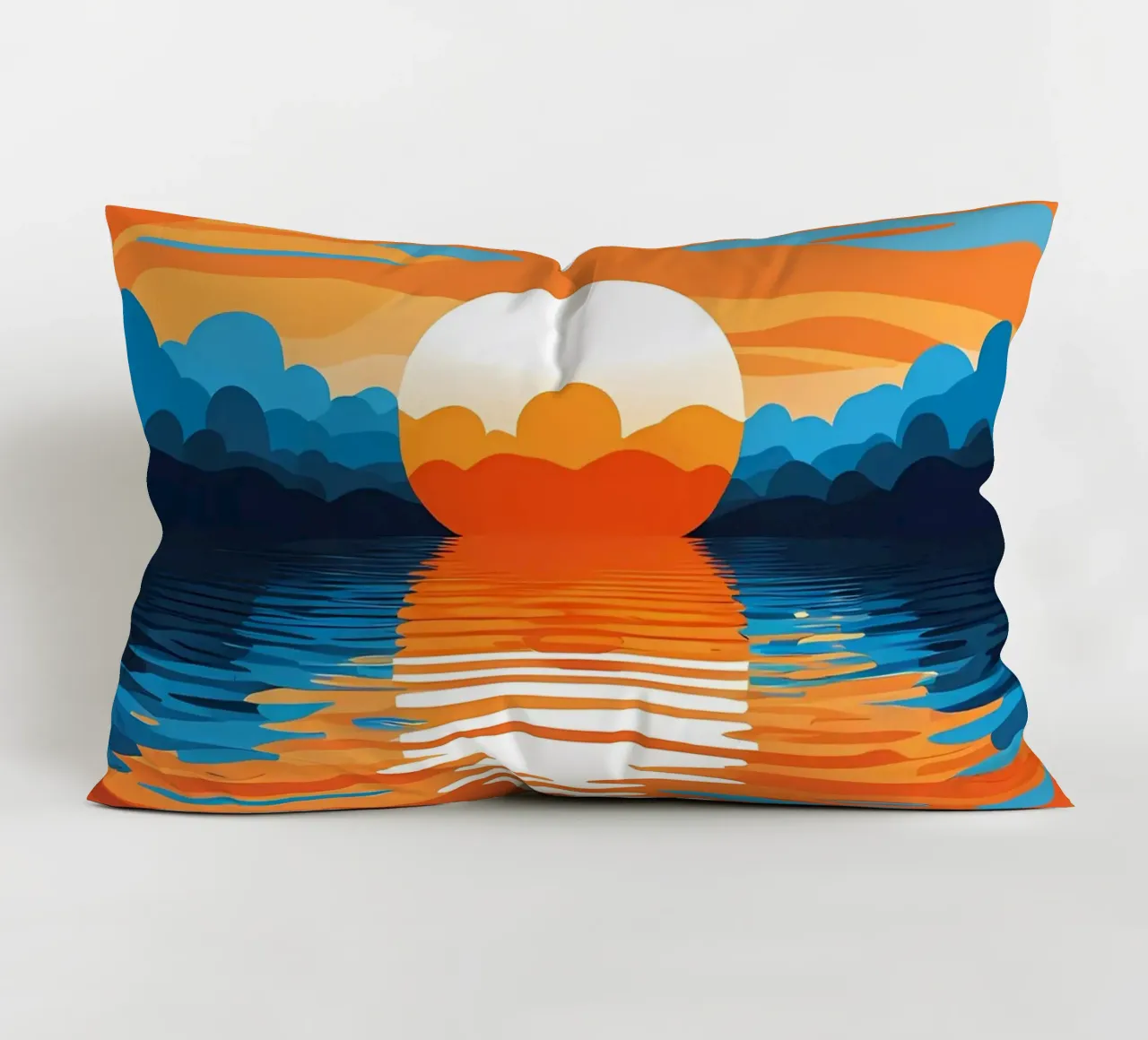 Riflessioni sull'ora d'oro cuscino da Artistic-shop