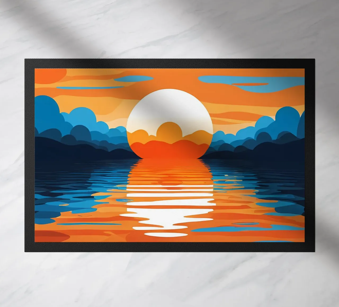 Riflessioni sull'ora d'oro zerbino da Artistic-shop