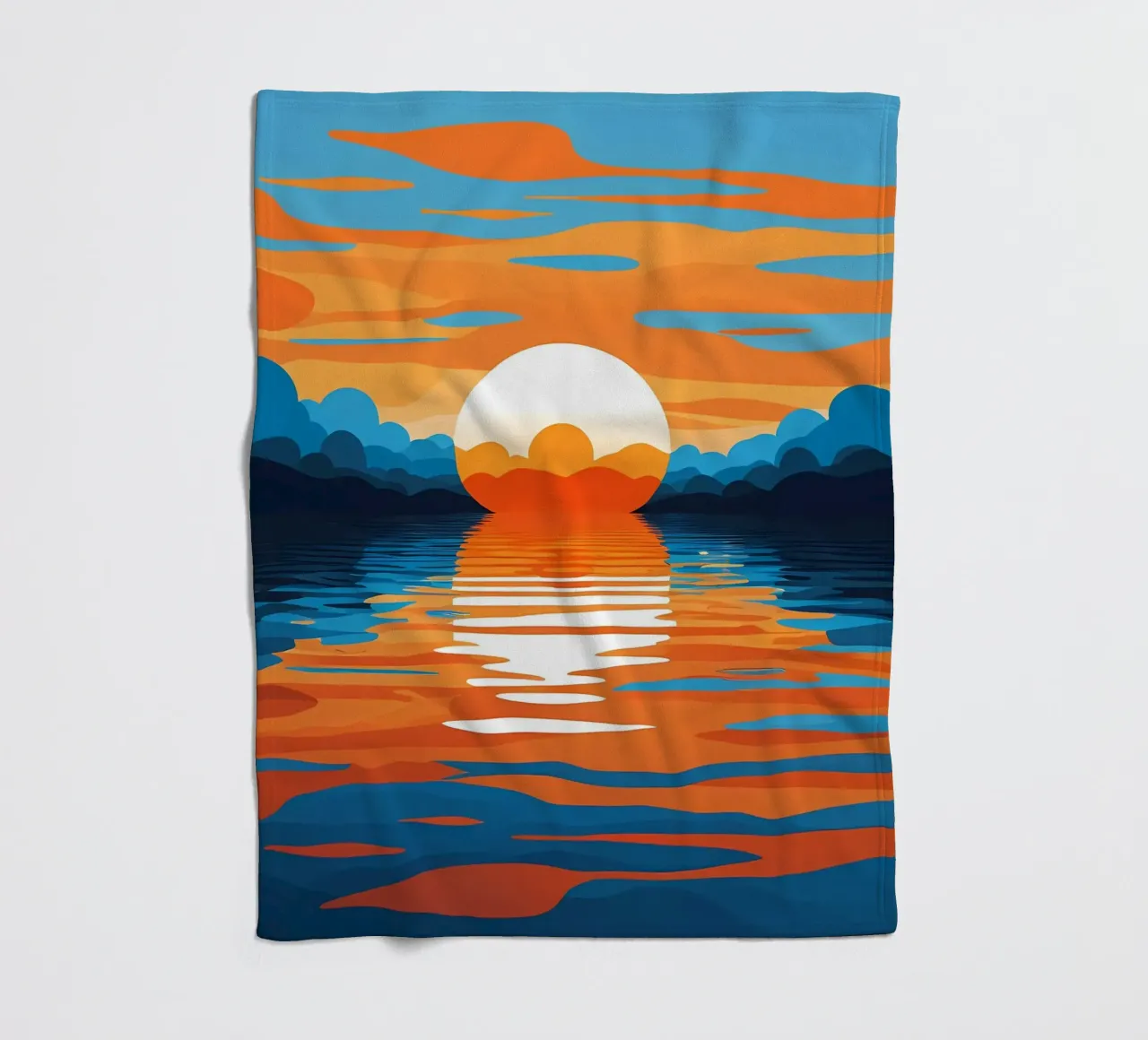 Riflessioni sull'ora d'oro coperta in pile da Artistic-shop
