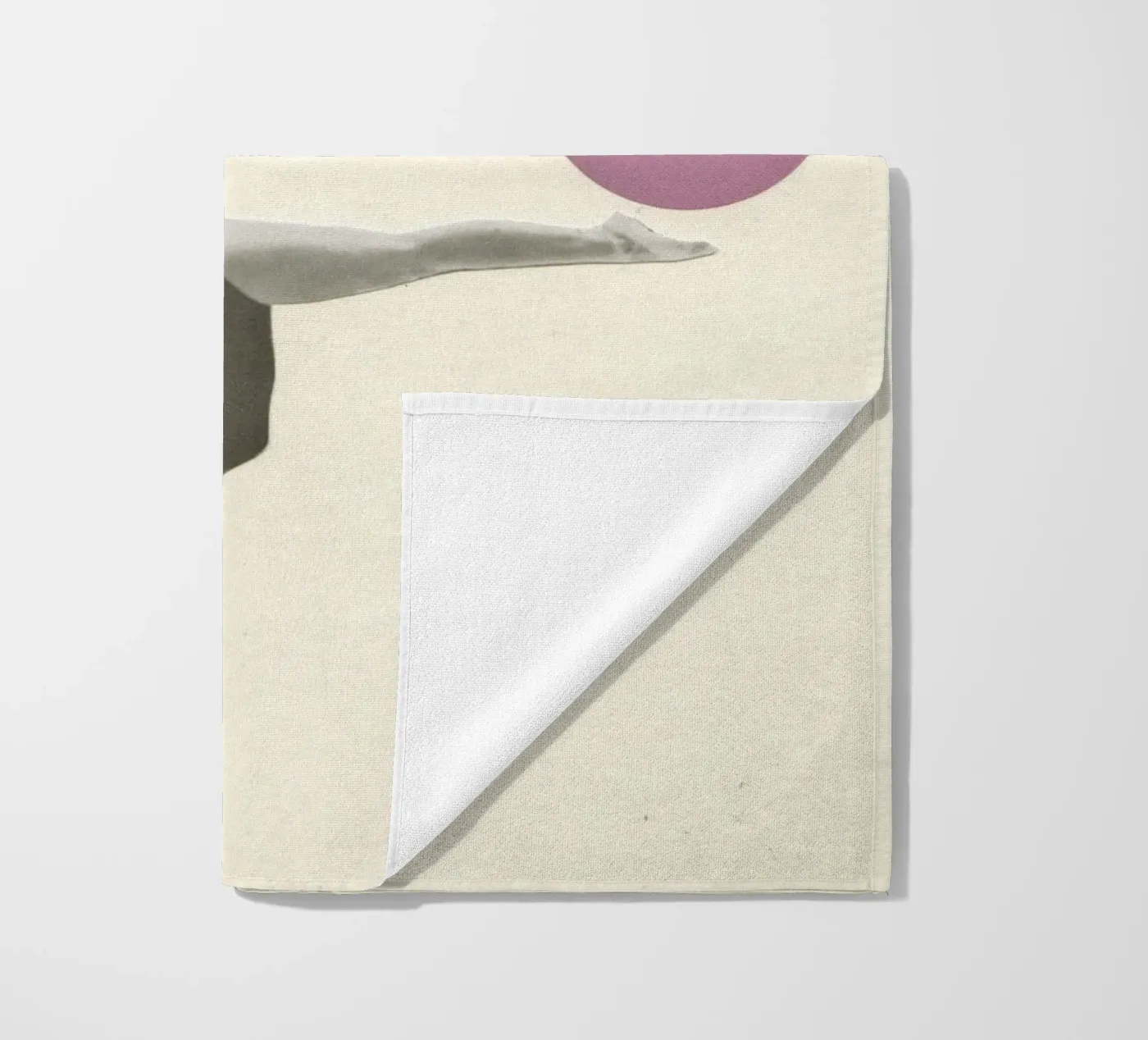 Gymnastics beach towel by Cassia Beck Collage