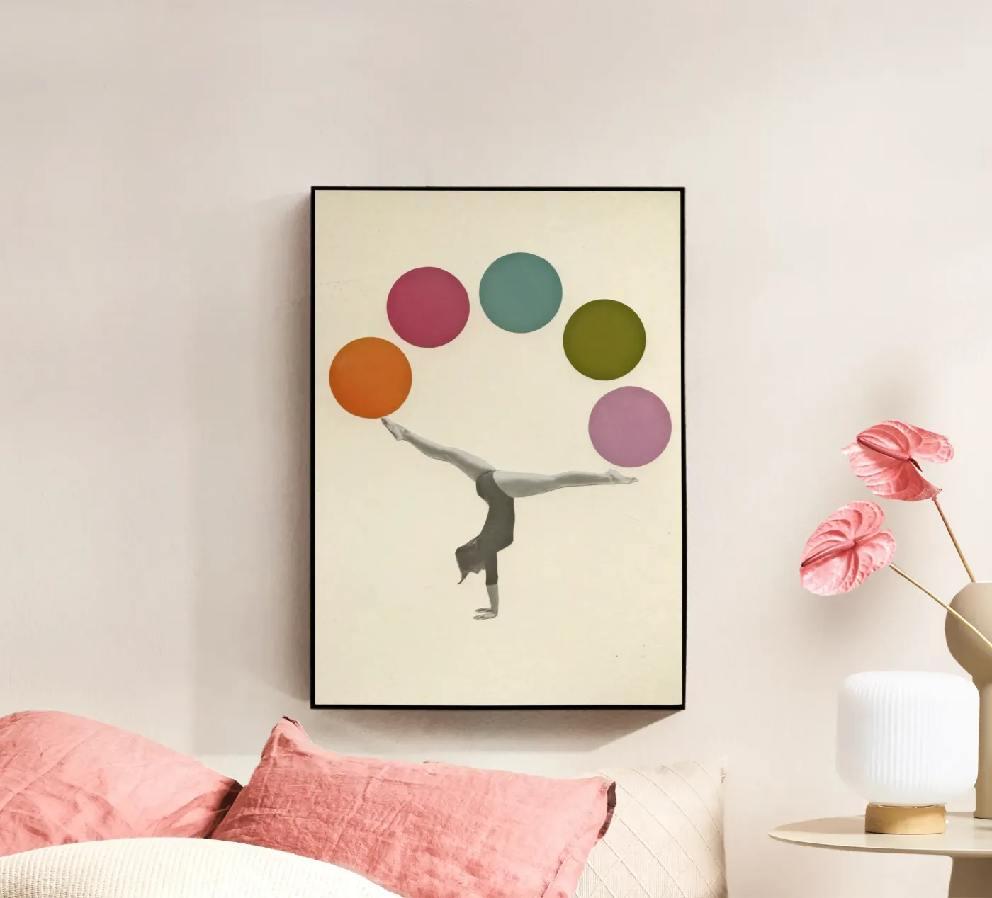 Gymnastique plexiglas de Cassia Beck Collage