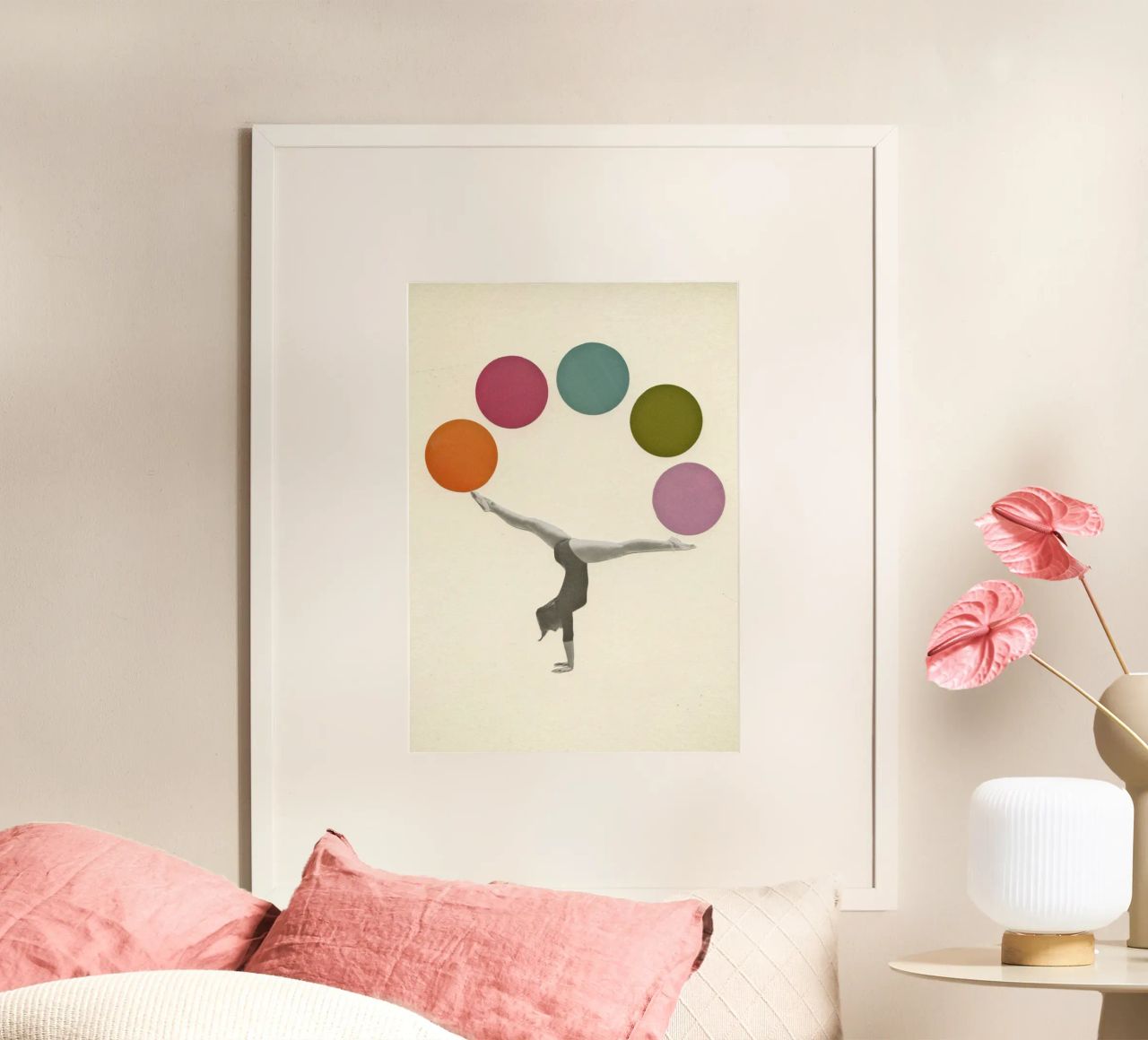 Gymnastics poster by Cassia Beck Collage