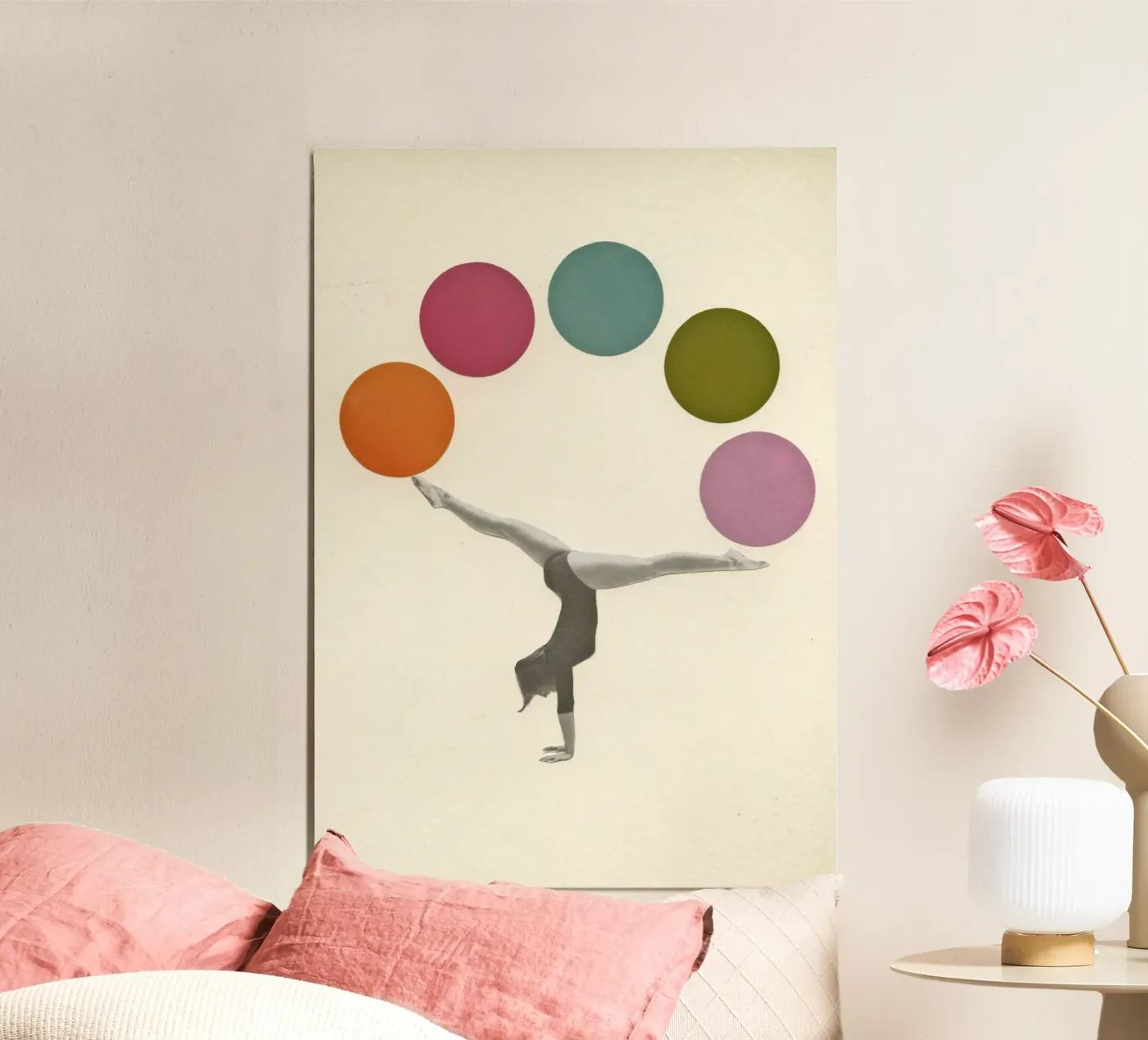 Gymnastics poster by Cassia Beck Collage