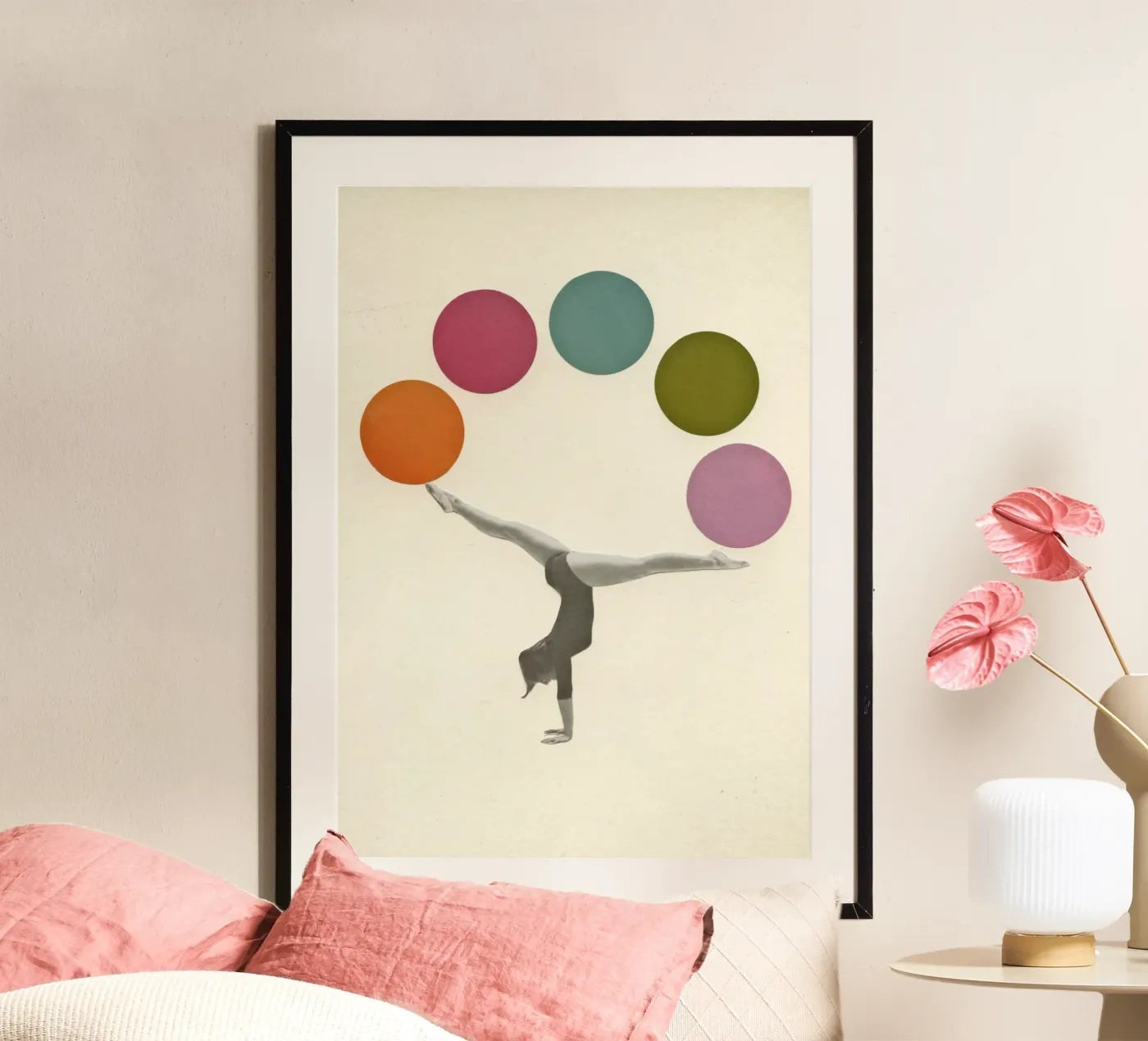 Gymnastik Poster von Cassia Beck Collage