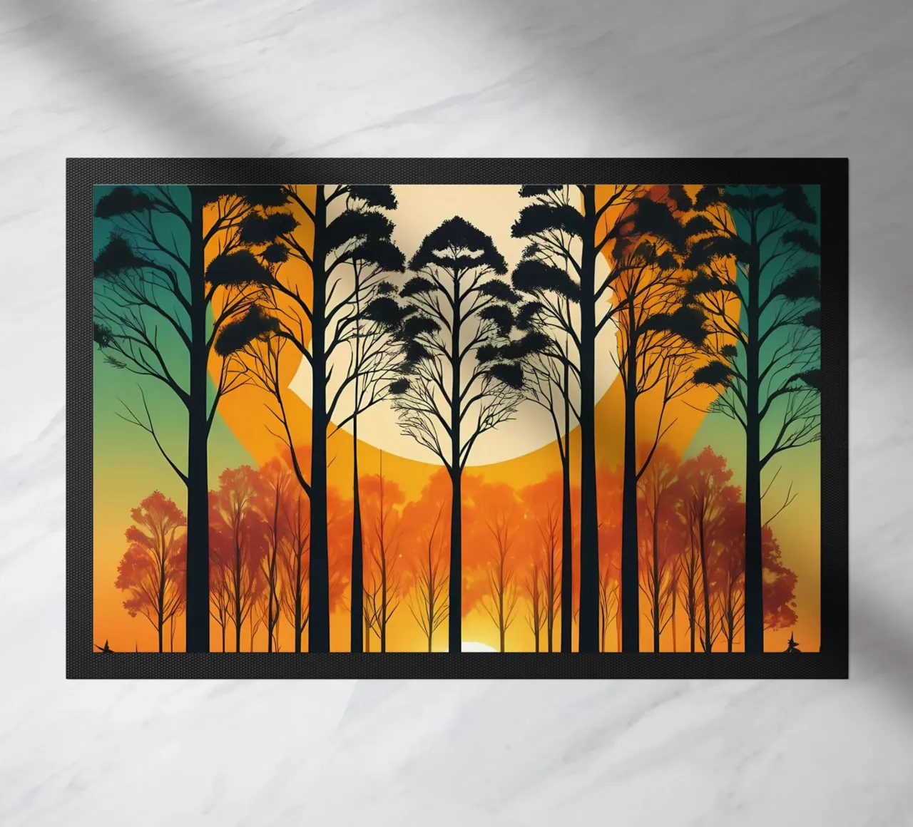 Sunset Serenade doormat by Artistic-shop