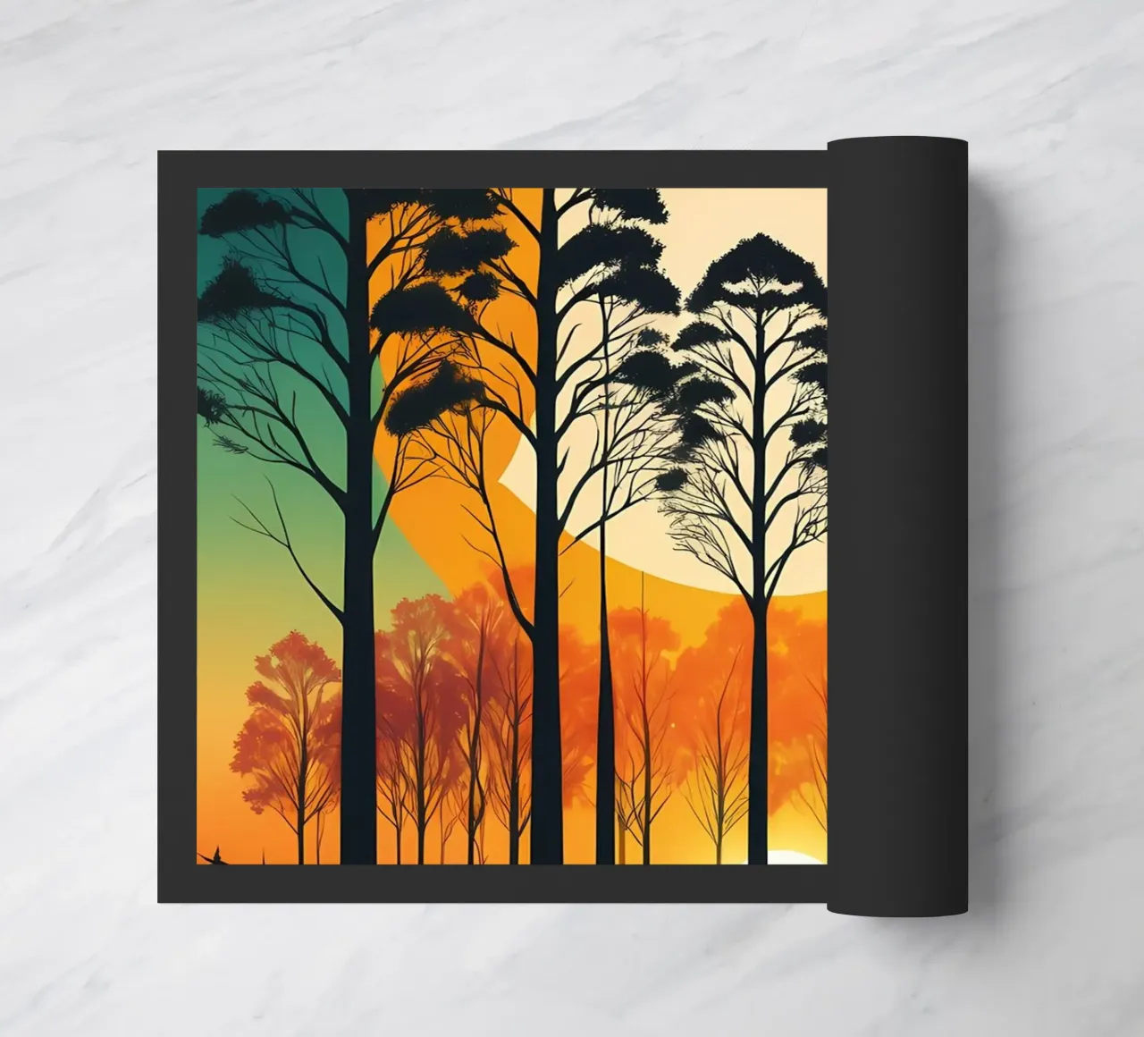 Sunset Serenade doormat by Artistic-shop