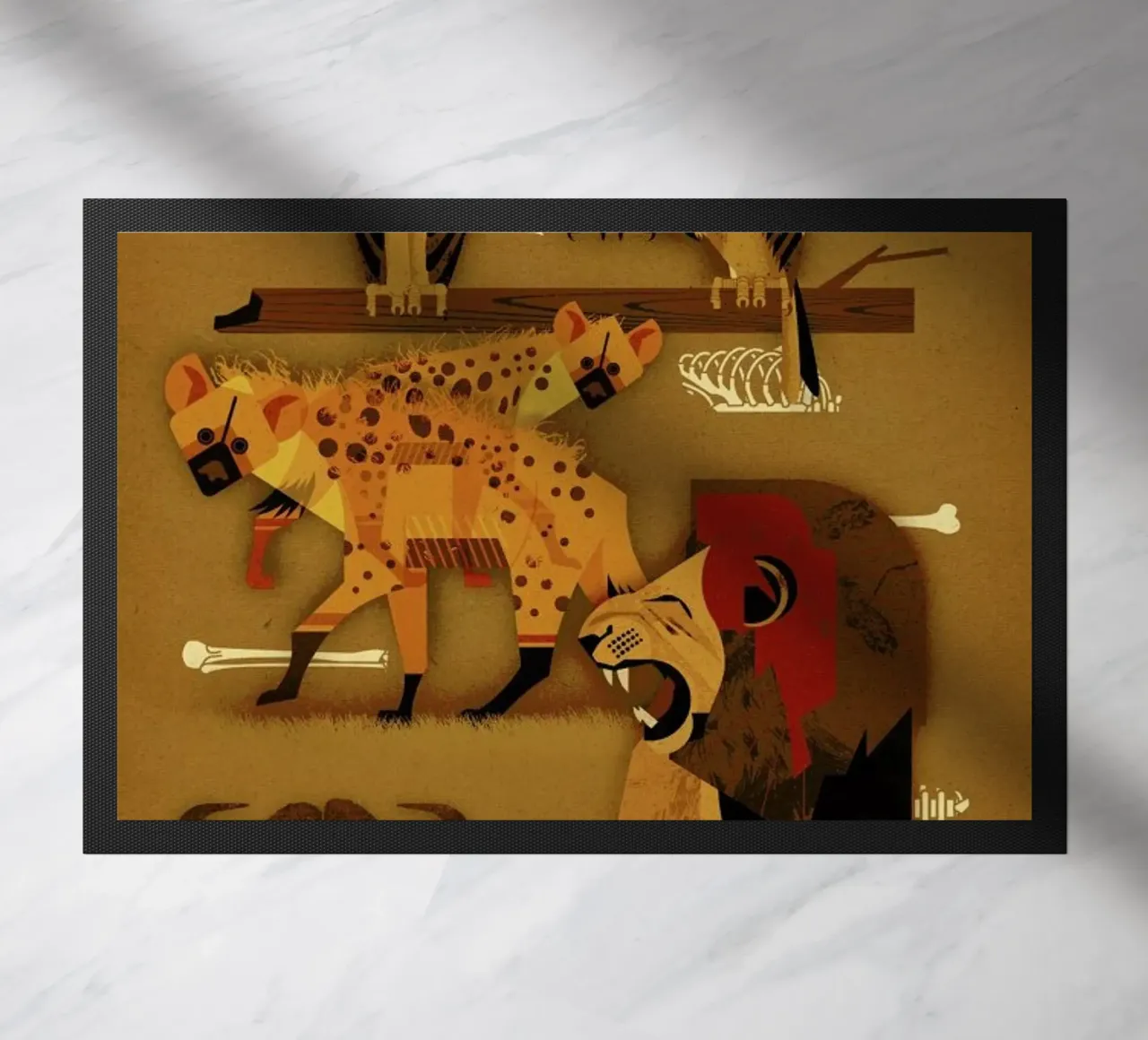 Predators doormat by Dieter Braun