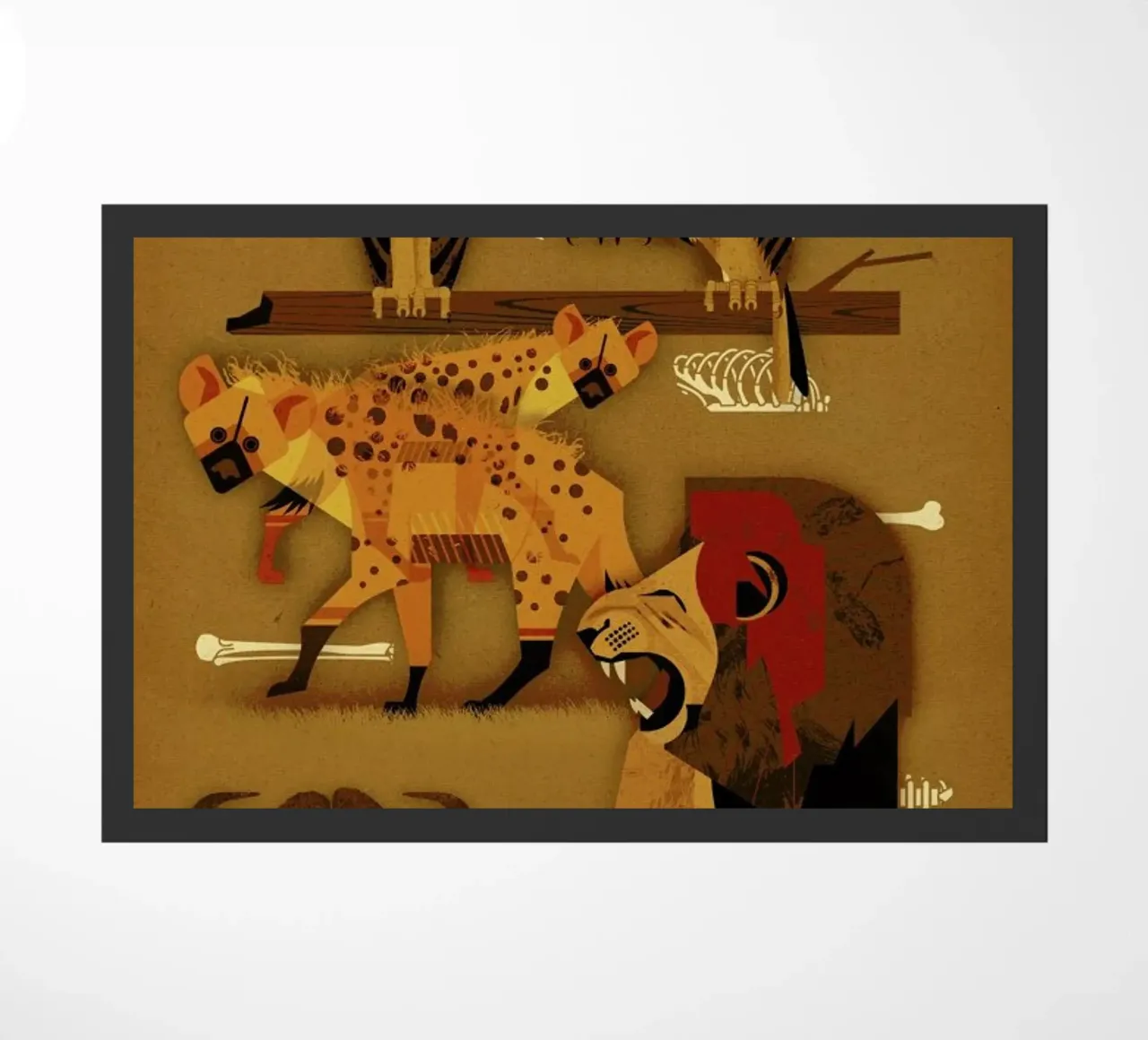 Predators doormat by Dieter Braun