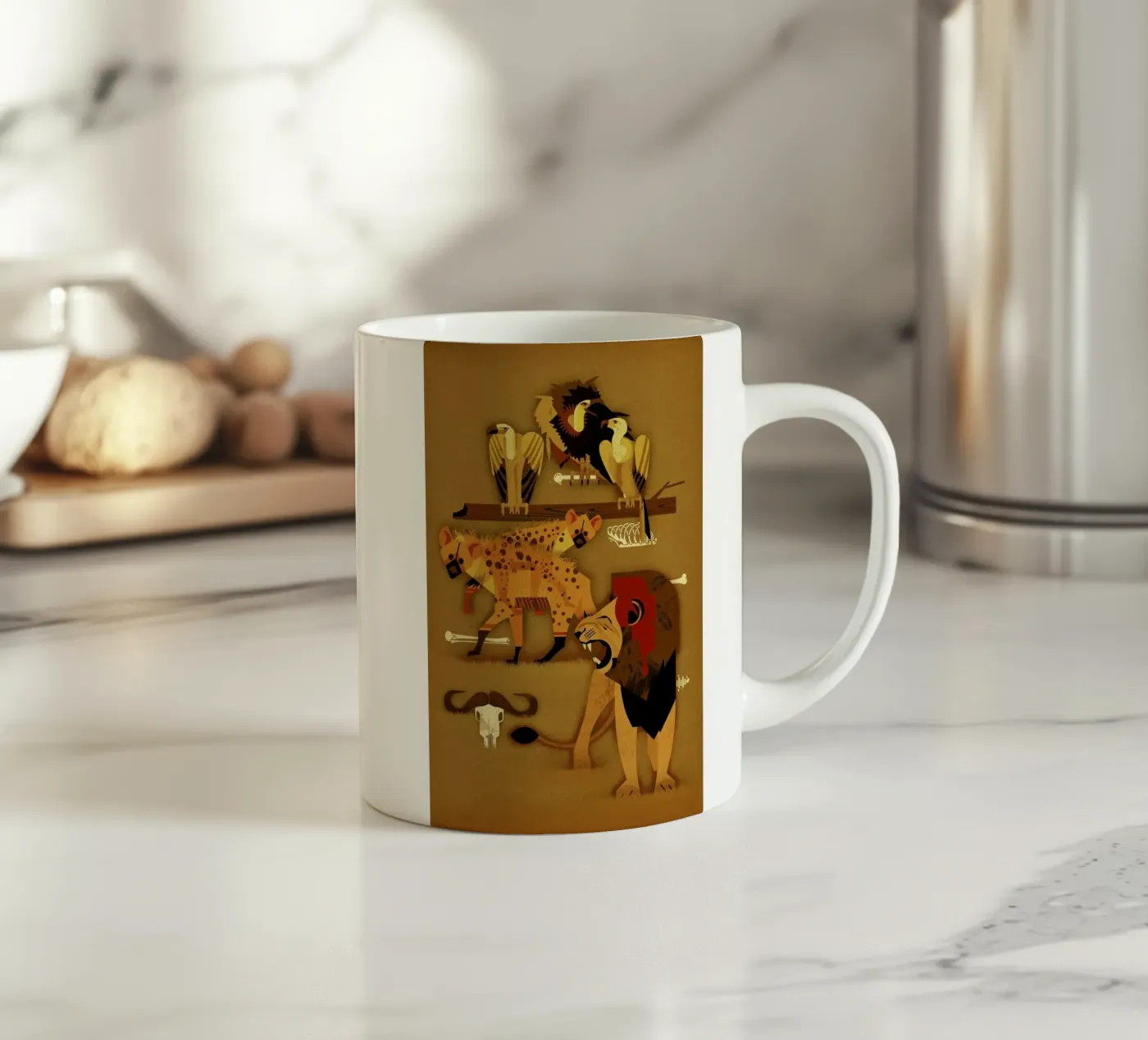 Predators ceramic mug by Dieter Braun