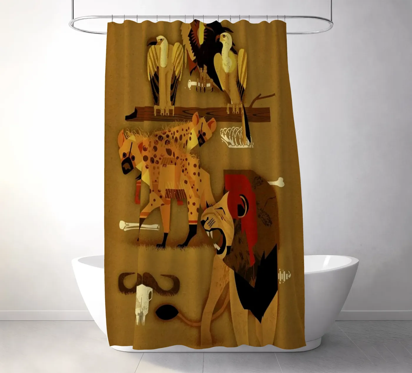 Predators Duschvorhang von Dieter Braun