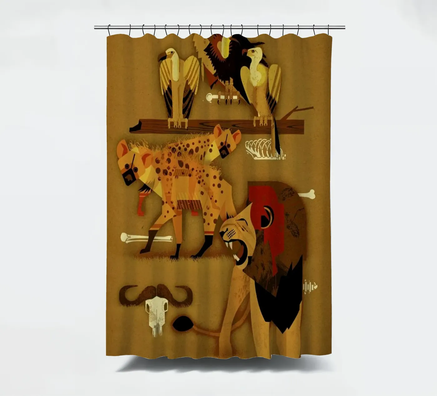 Predators Duschvorhang von Dieter Braun