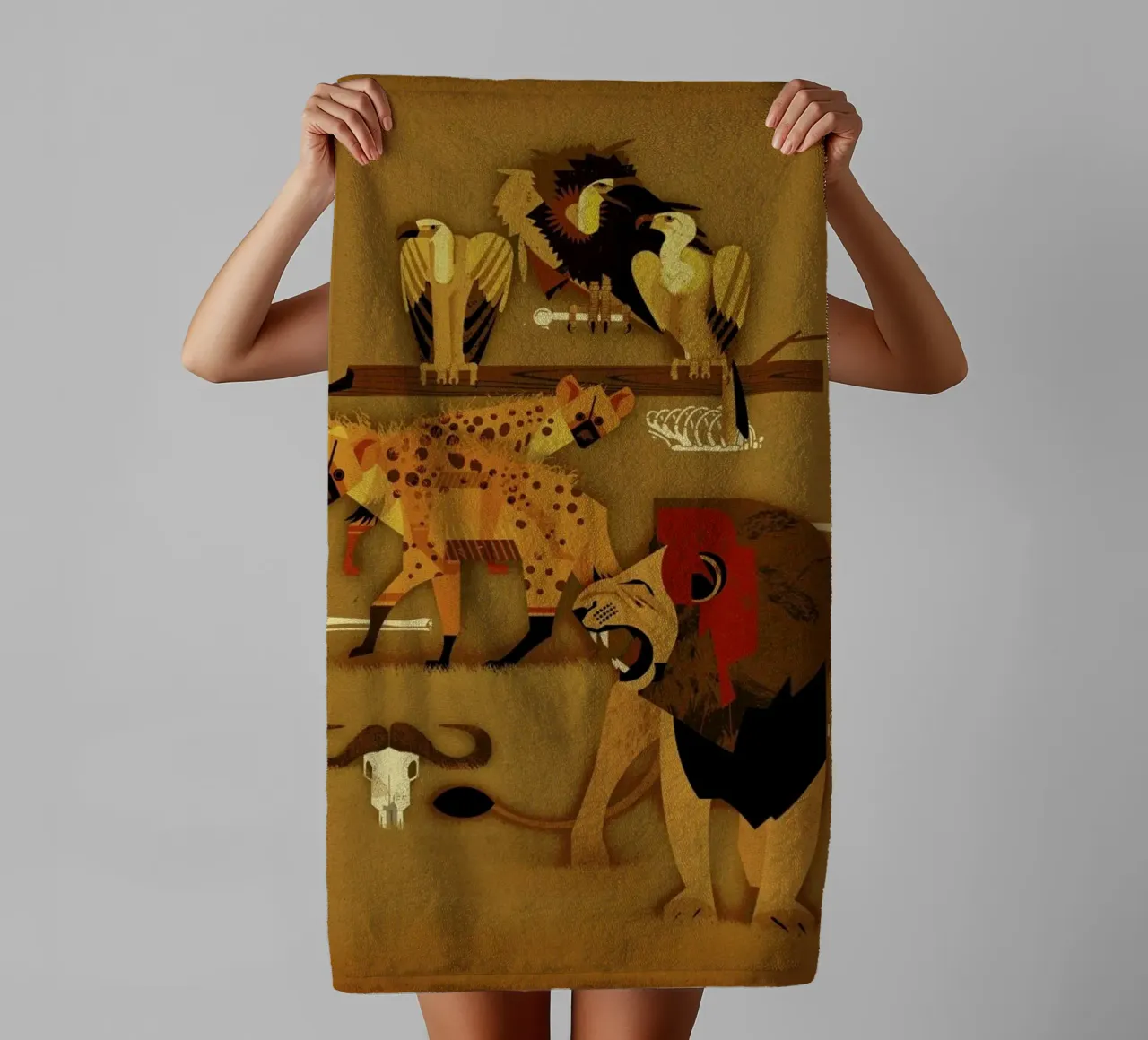 Predators badhanddoek van Dieter Braun