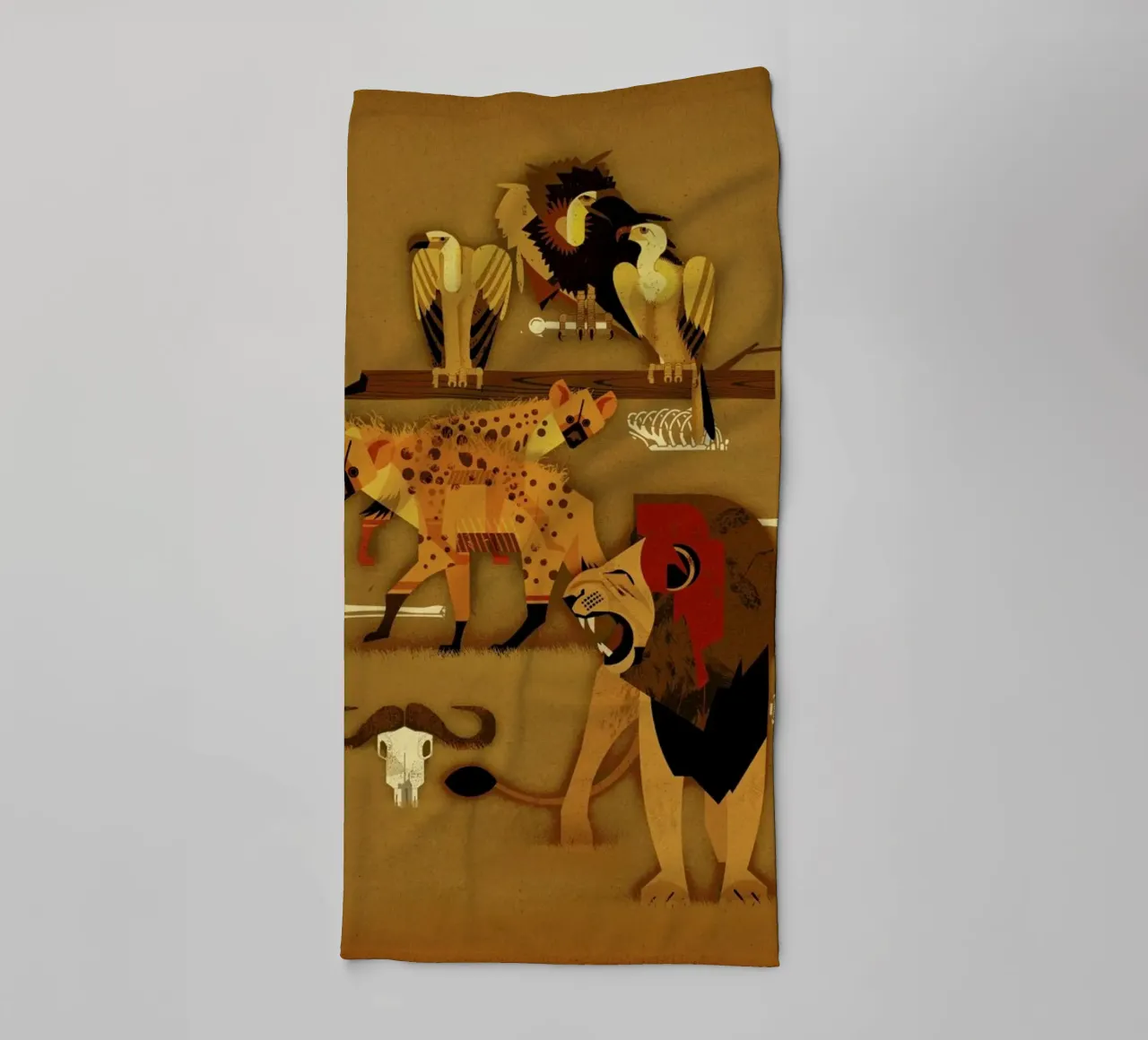 Predators badhanddoek van Dieter Braun