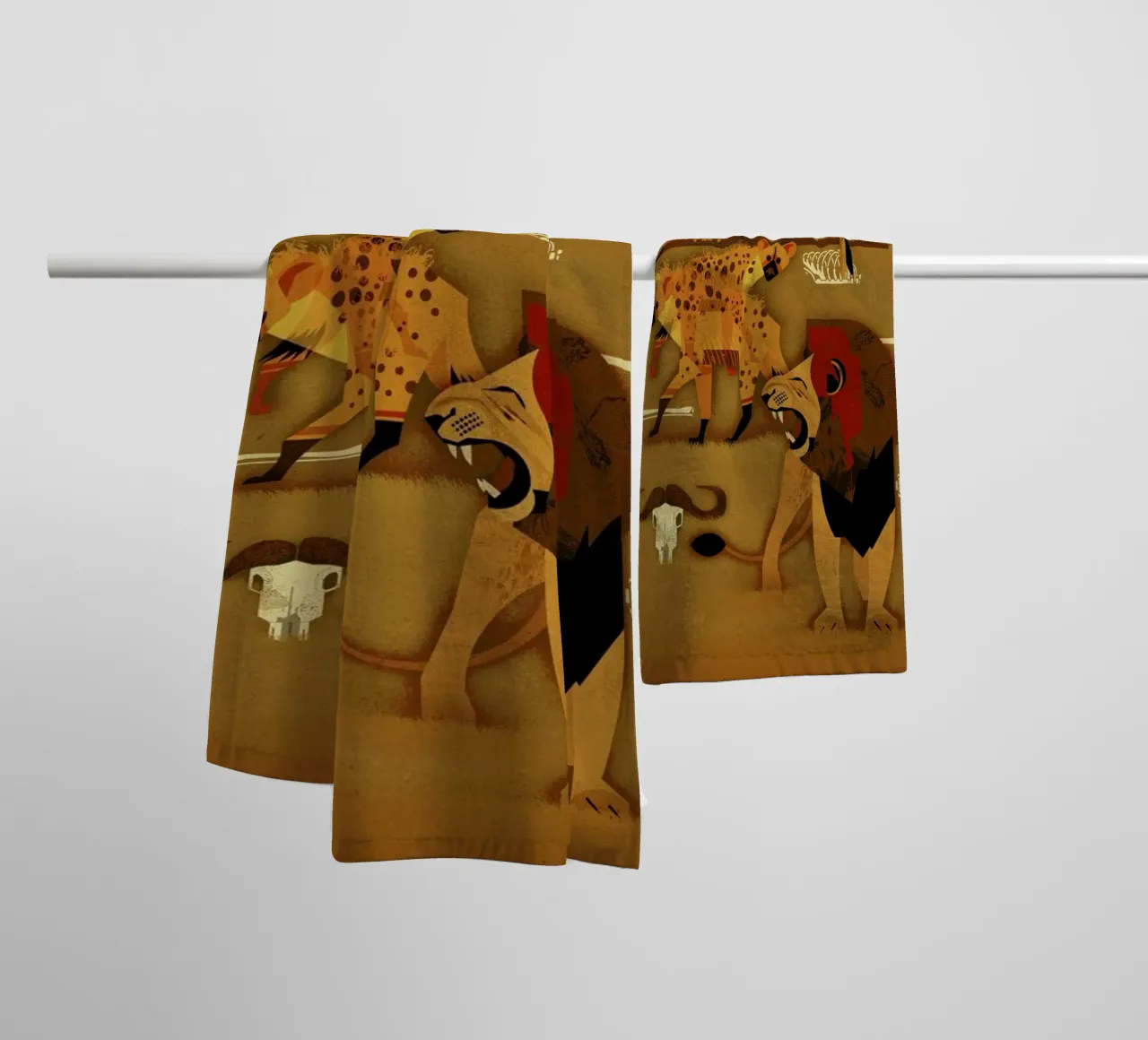 Predators badhanddoek van Dieter Braun