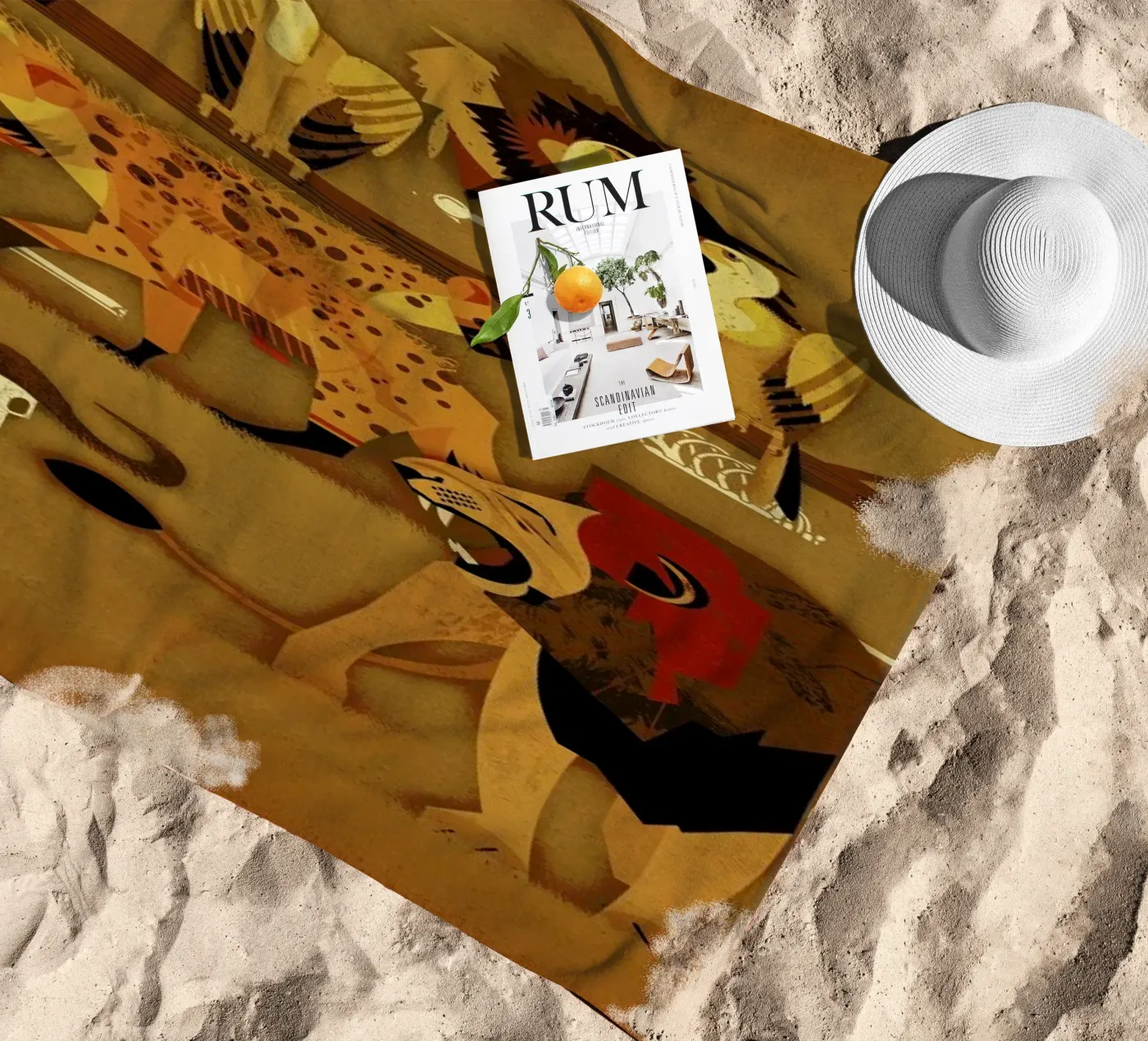 Predators beach towel by Dieter Braun