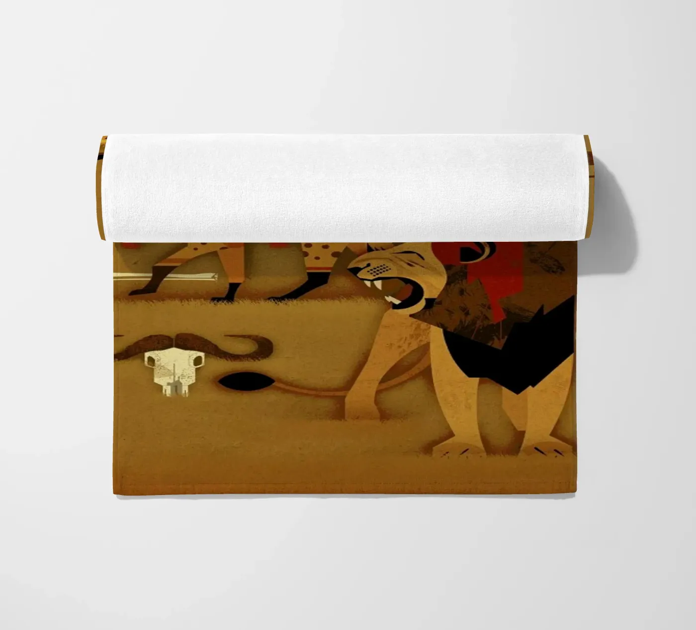 Predators beach towel by Dieter Braun