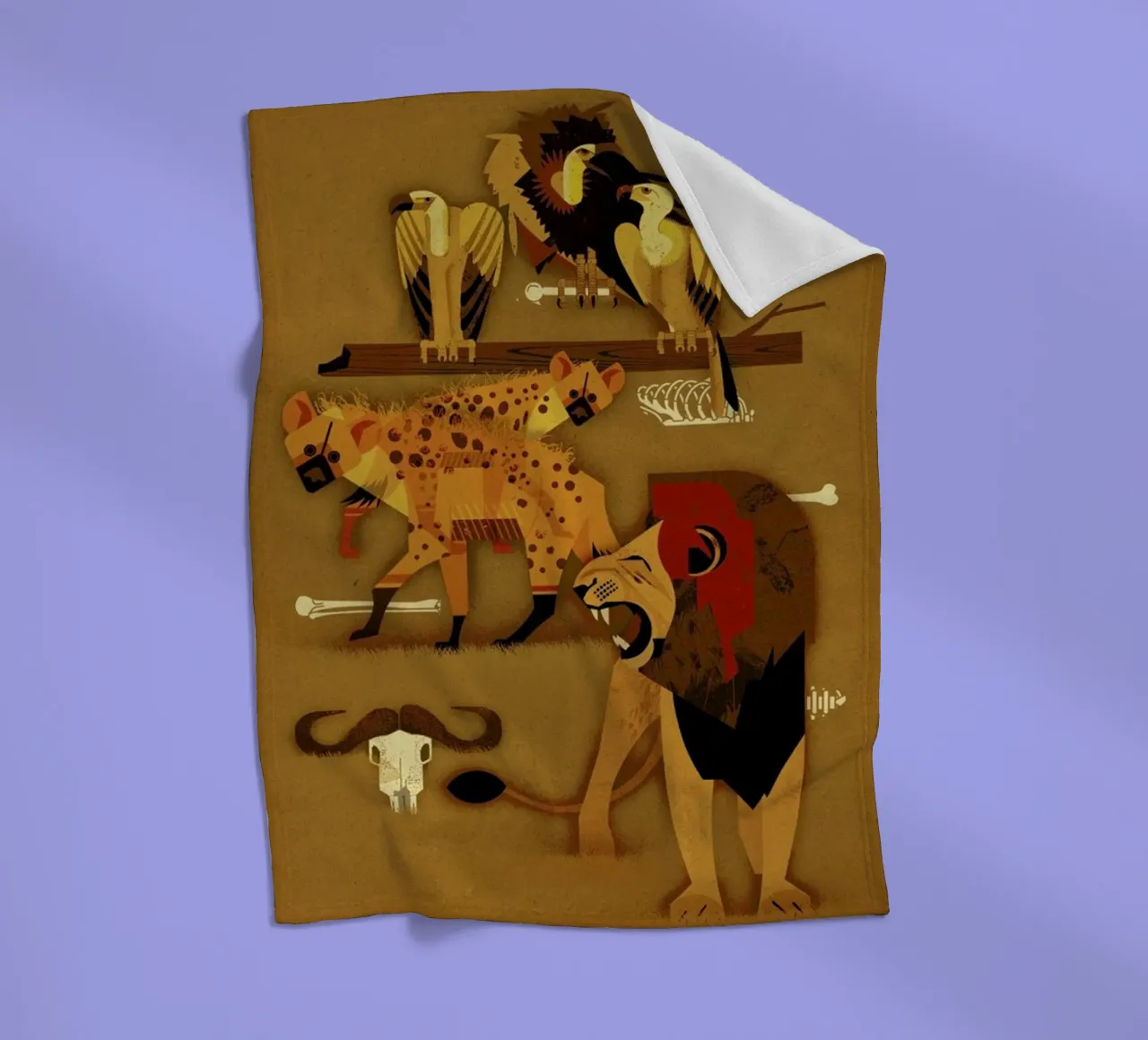 Predators Fleecedecke von Dieter Braun