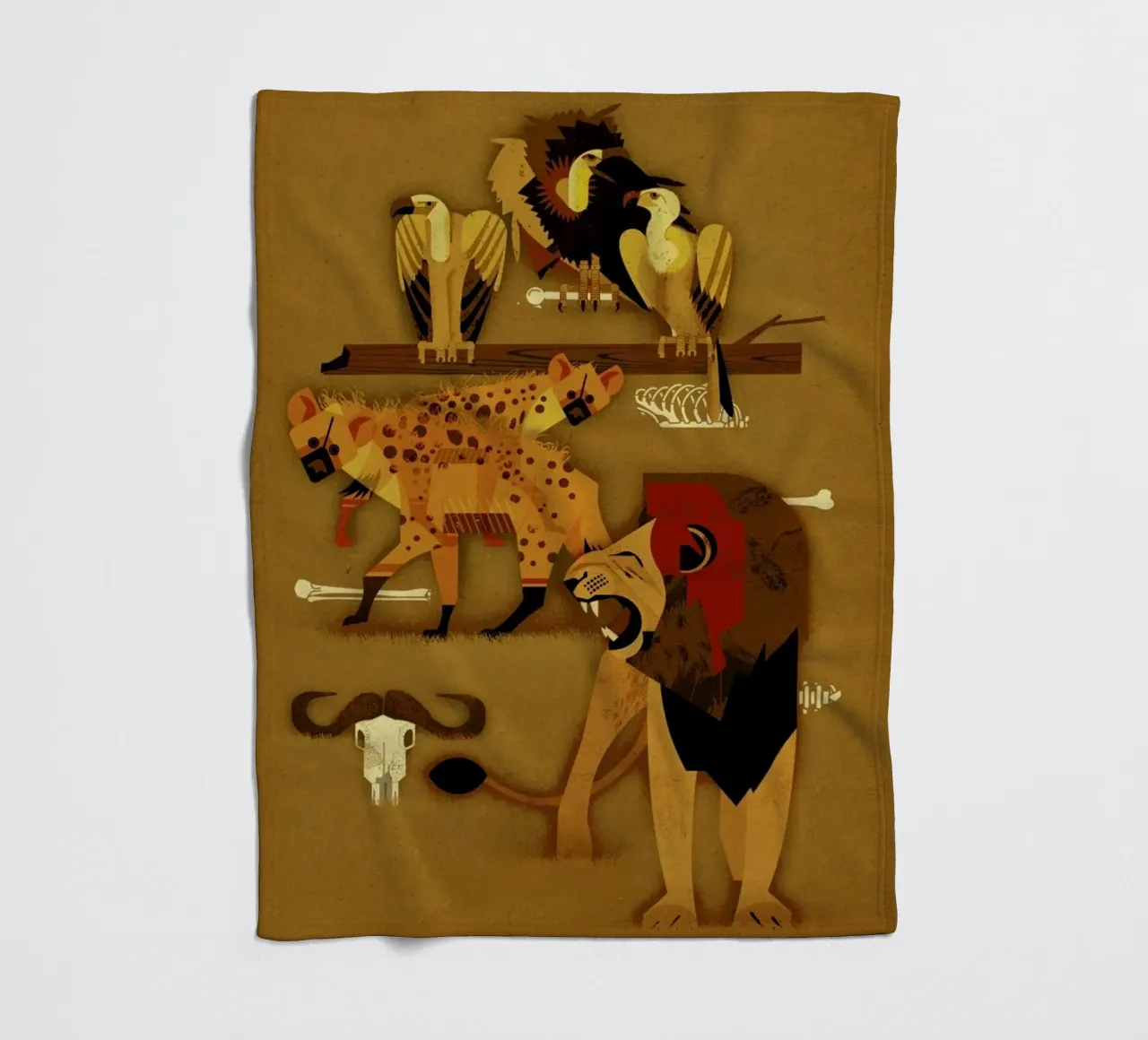 Predators Fleecedecke von Dieter Braun