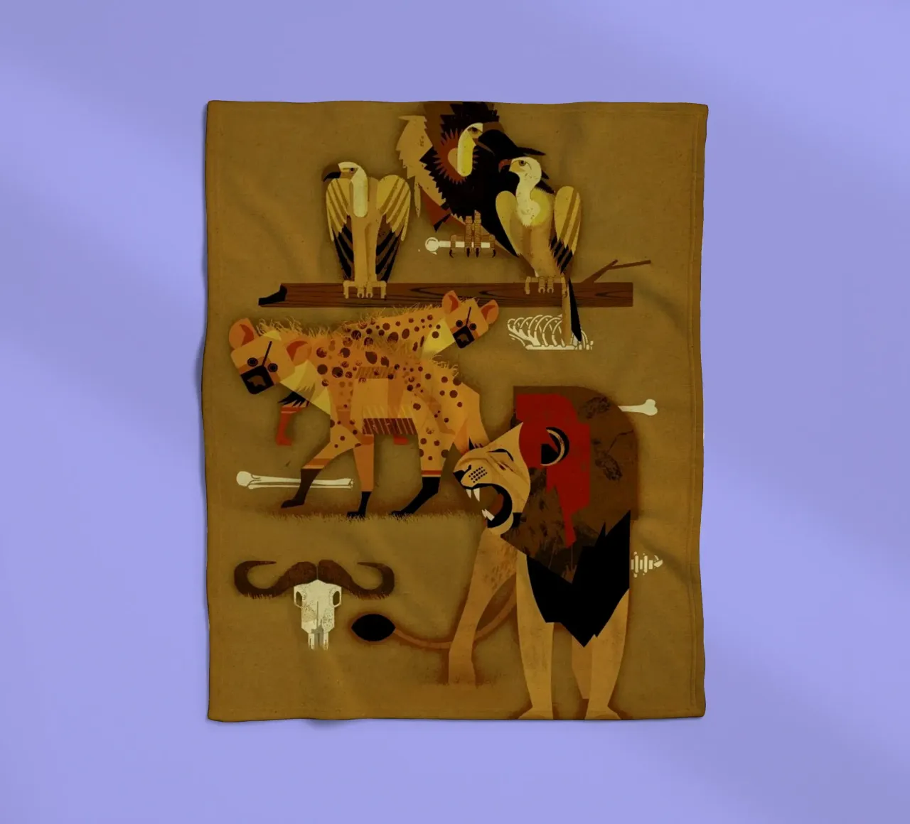 Predators Fleecedecke von Dieter Braun