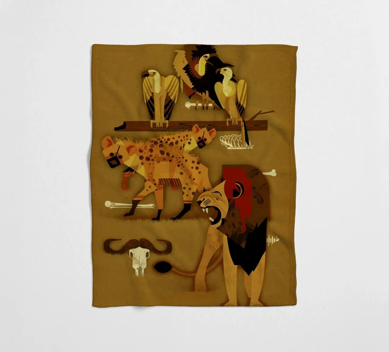 Predators Fleecedecke von Dieter Braun