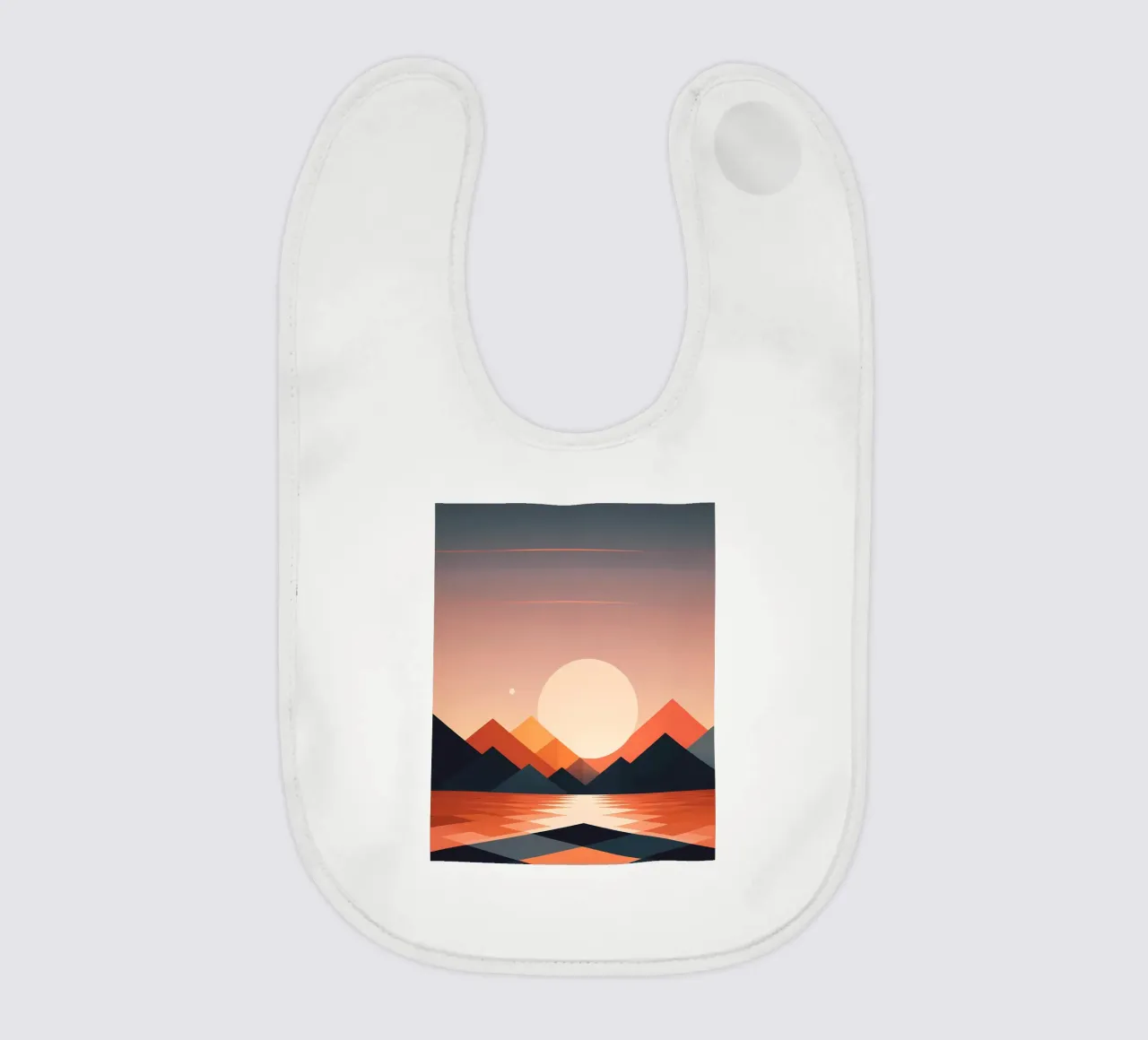 Tranquil Sunset bavaglino da Artistic-shop