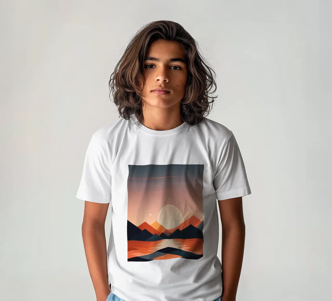 Tranquil Sunset t-shirt bambini da Artistic-shop