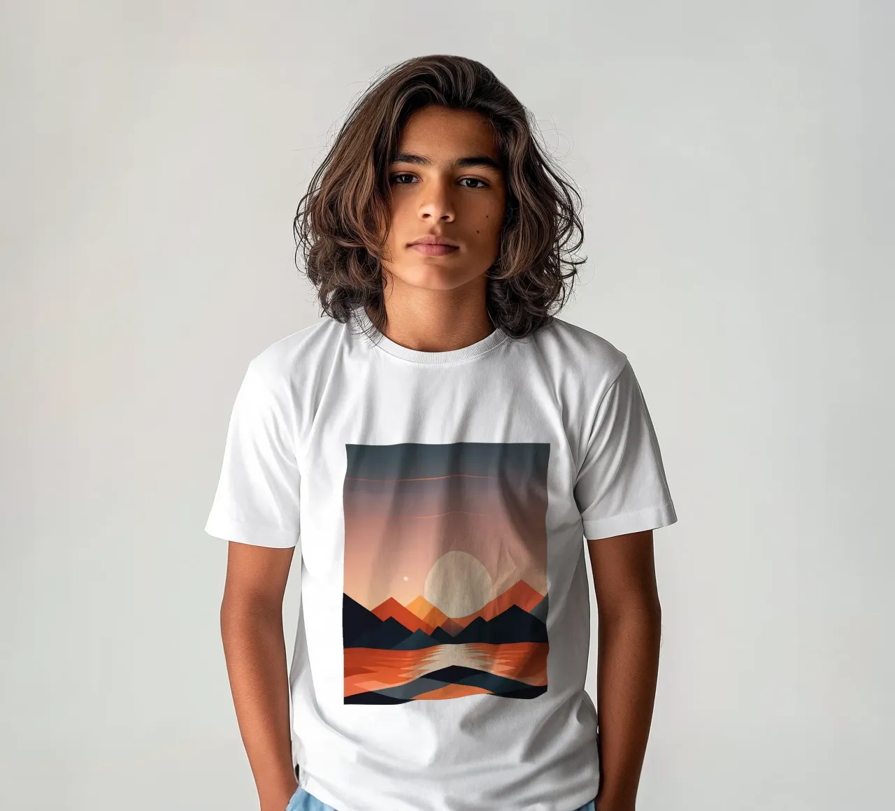 Tranquil Sunset t-shirt bambini da Artistic-shop
