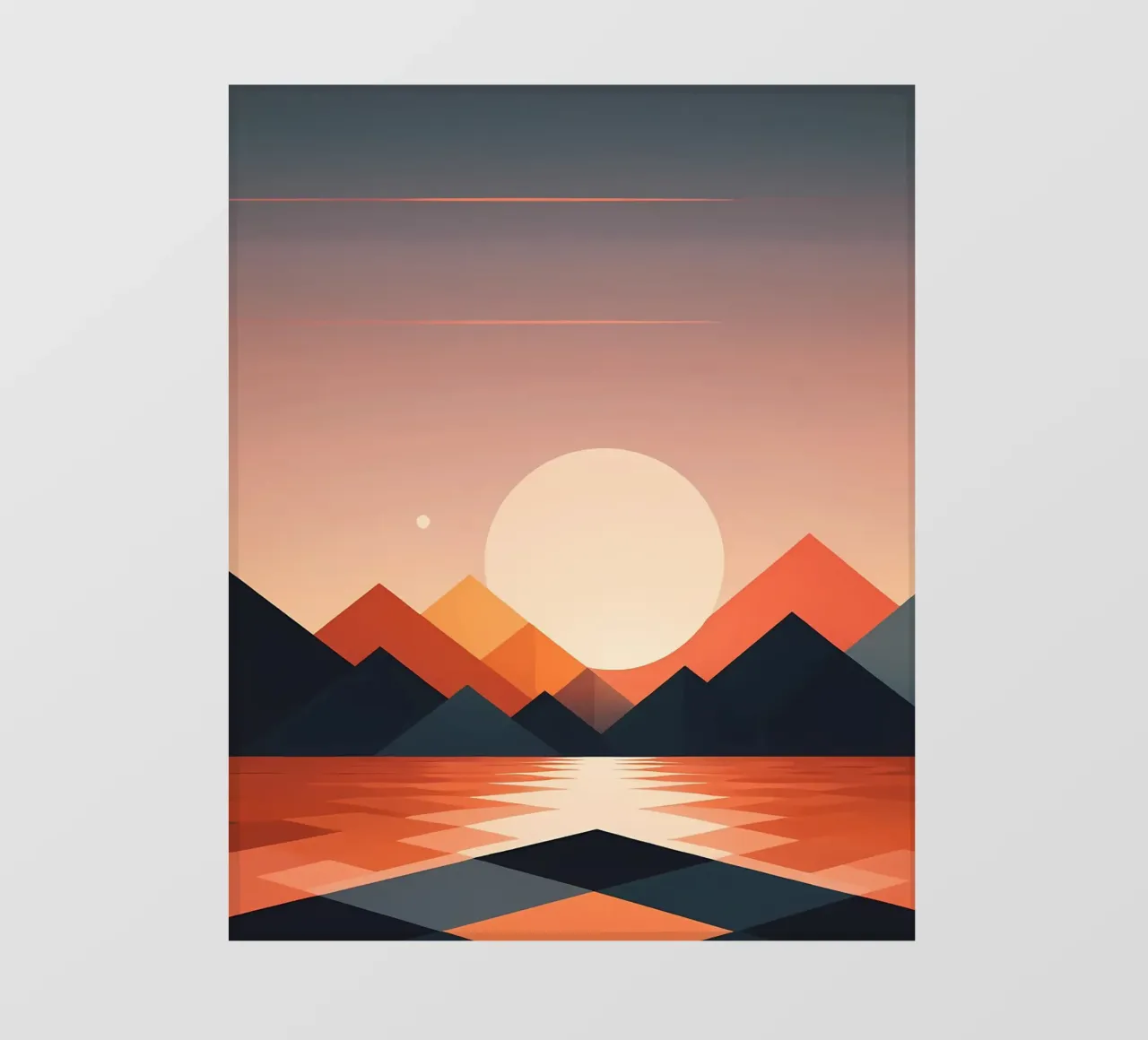 Tranquil Sunset backlit film by Artistic-shop