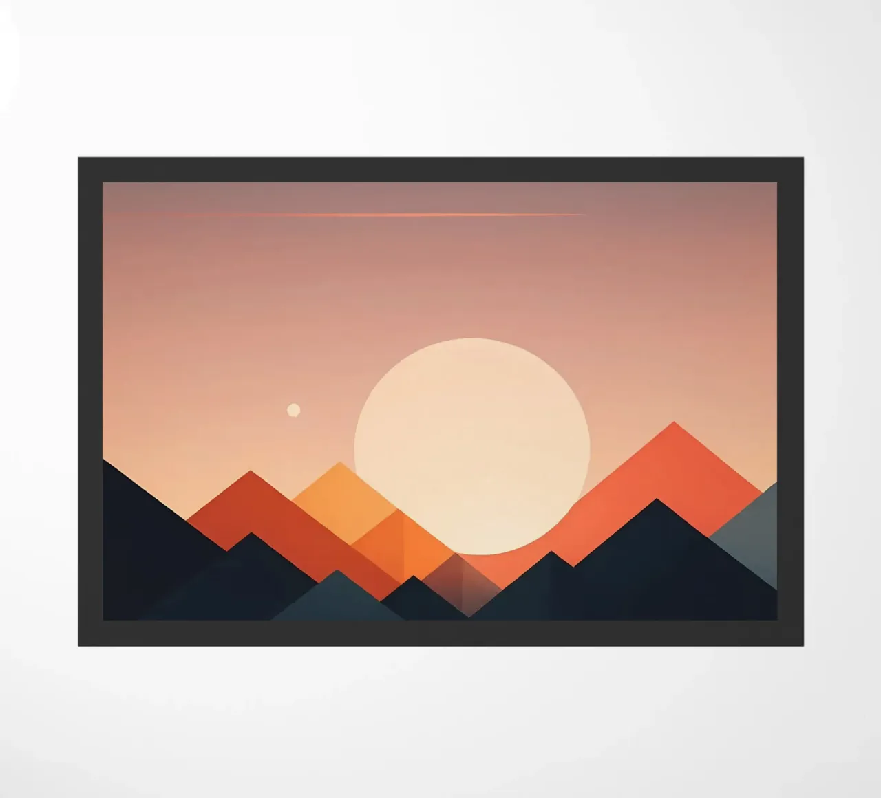 Tranquil Sunset doormat by Artistic-shop