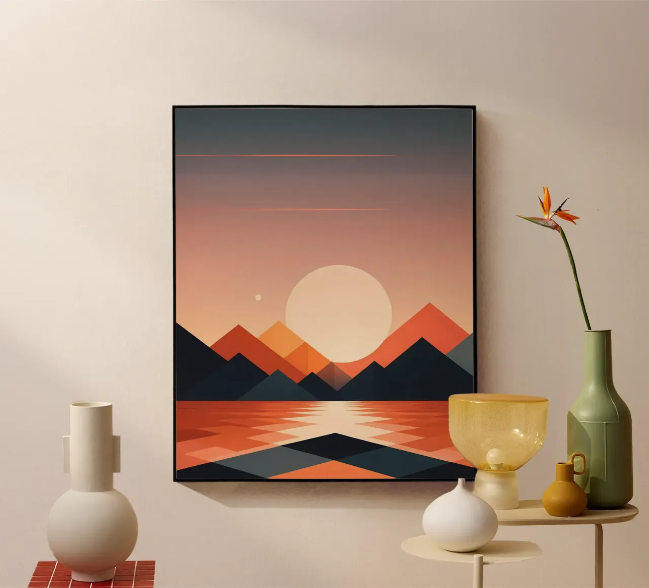 Tranquil Sunset plexiglass da Artistic-shop