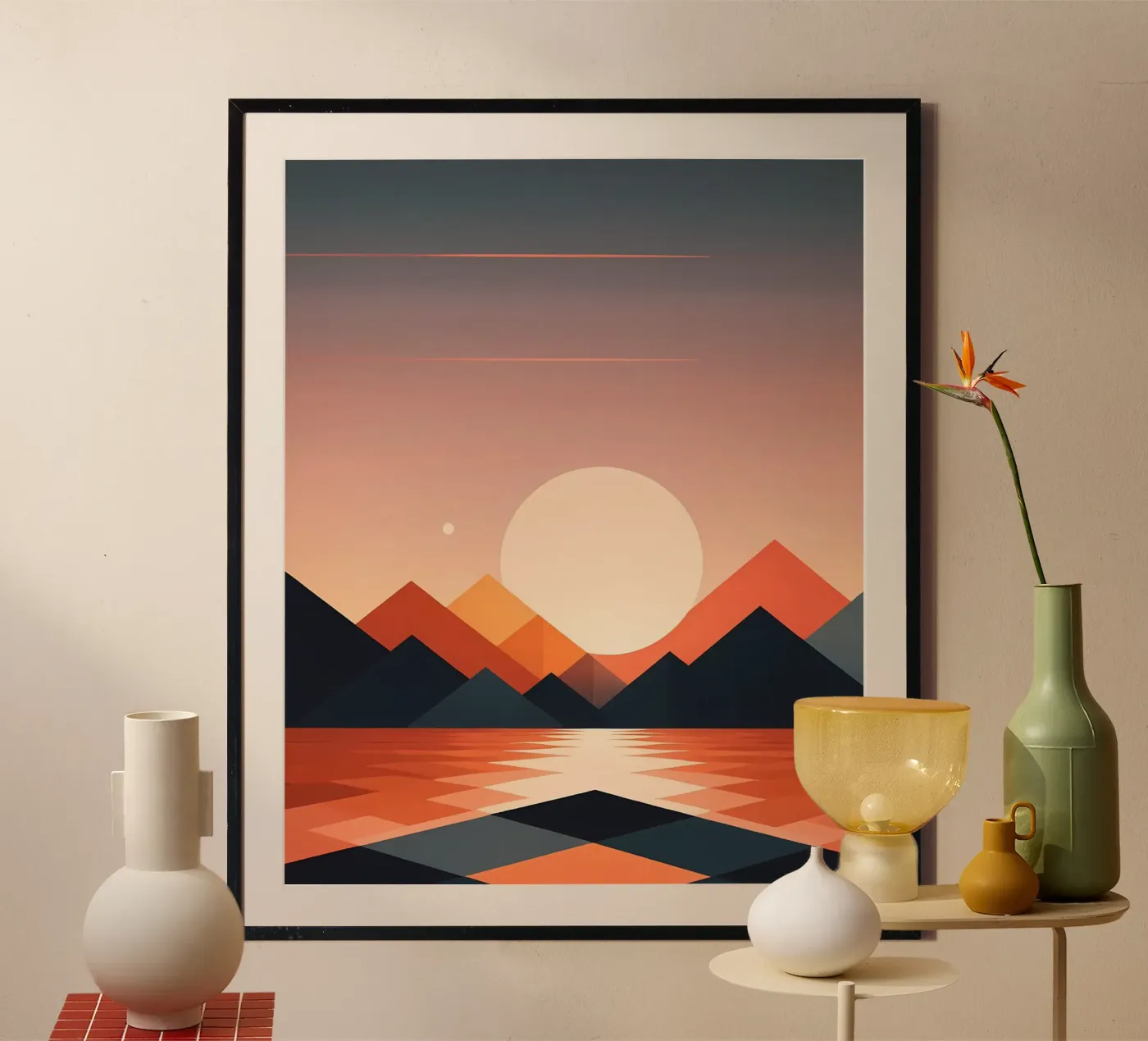Tranquil Sunset poster by Artistic-shop