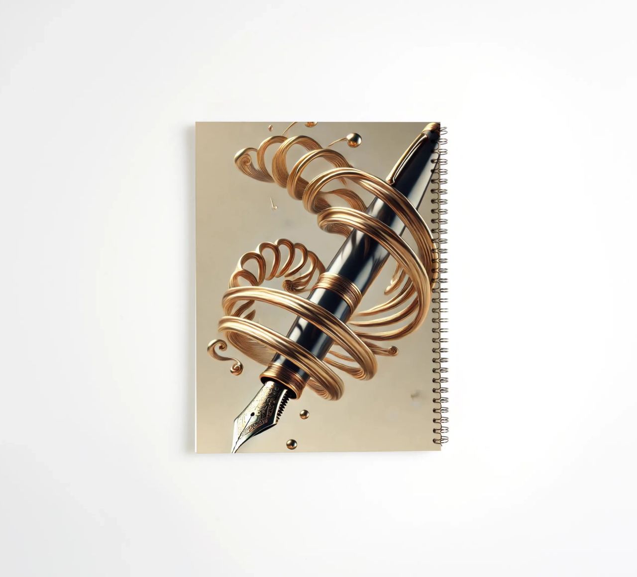 Fantastic fountain pen spiral notebook by SwenIA design