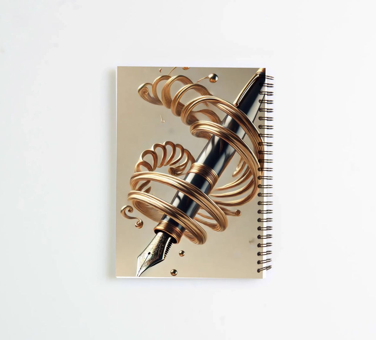 Fantastic fountain pen spiral notebook by SwenIA design