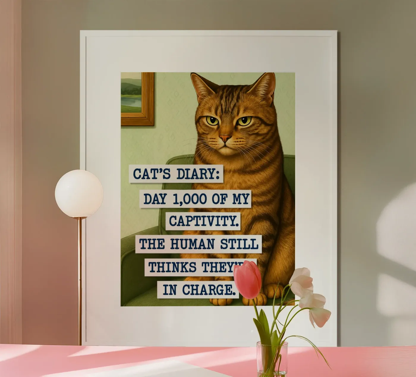 cats diary poster by tanabaroo