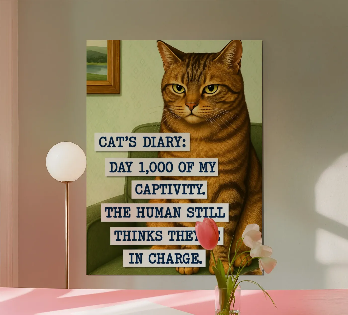 cats diary poster by tanabaroo