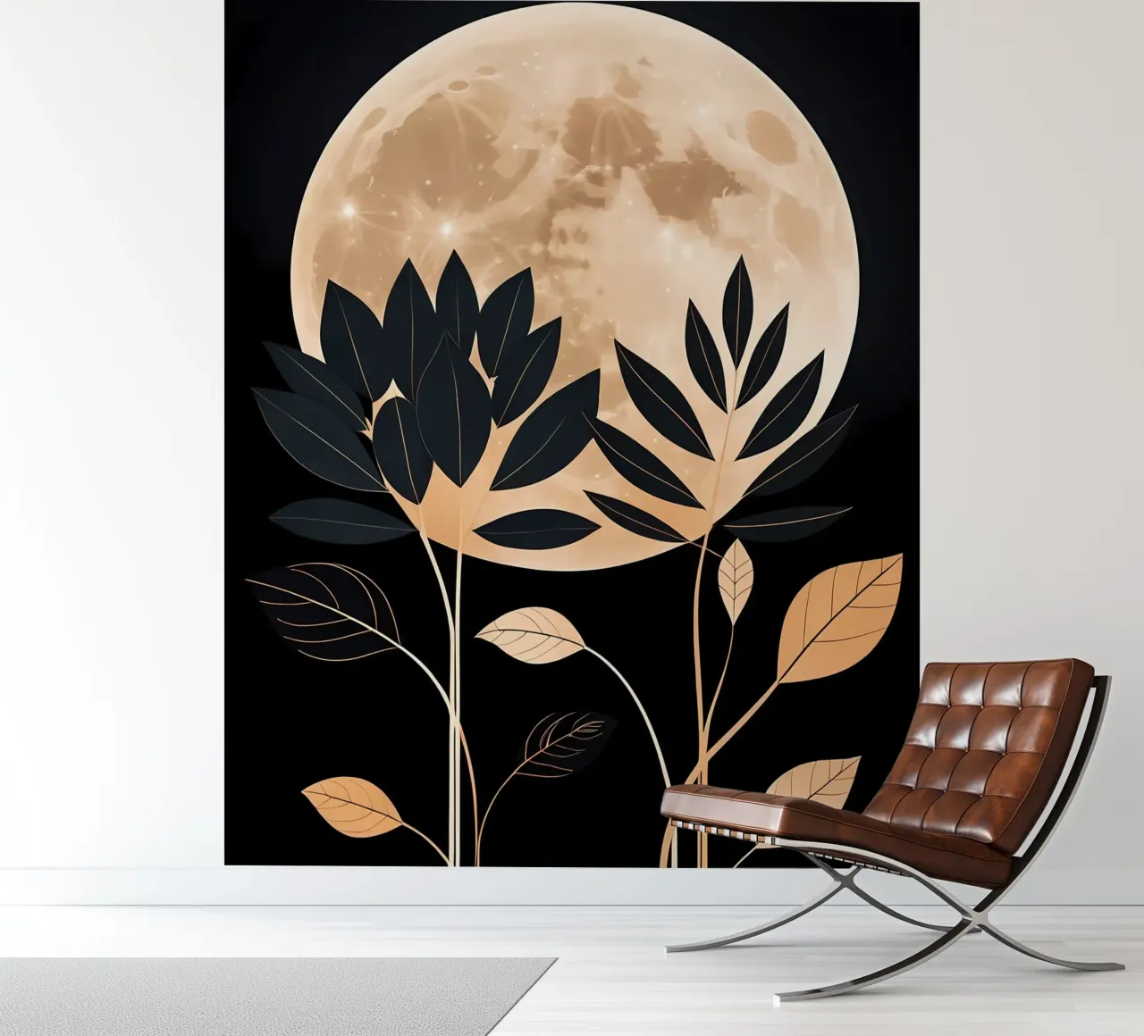 Celestial Bloom fotobehang van Artistic-shop