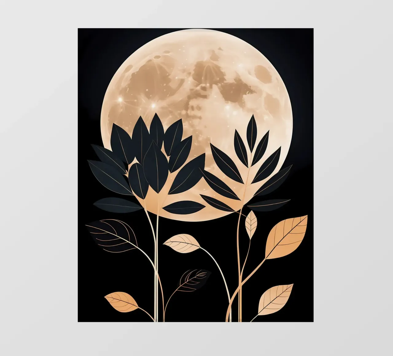 Celestial Bloom fotobehang van Artistic-shop