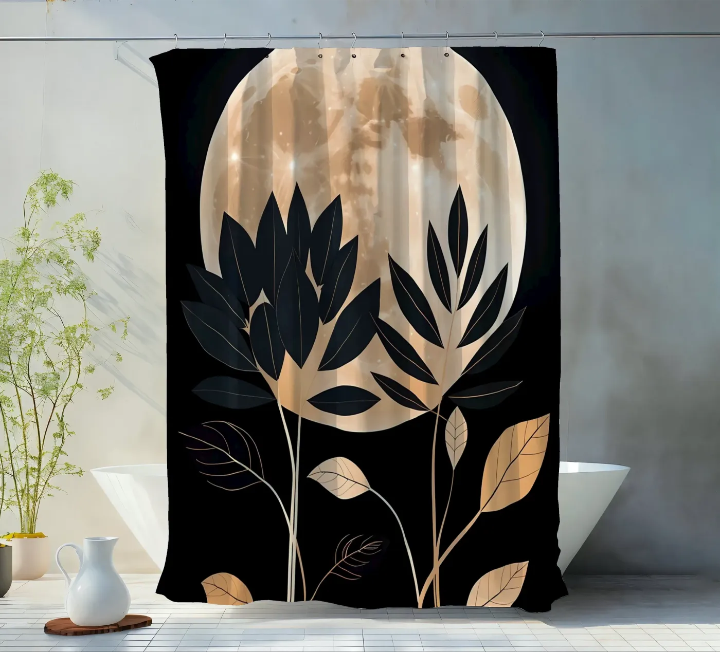 Celestial Bloom Duschvorhang von Artistic-shop