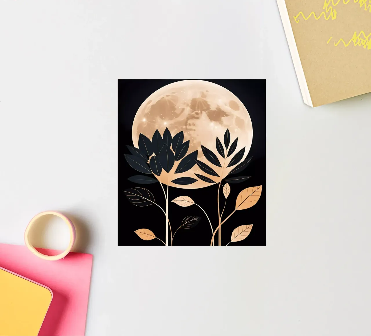 Hemelse bloei sticker van Artistic-shop