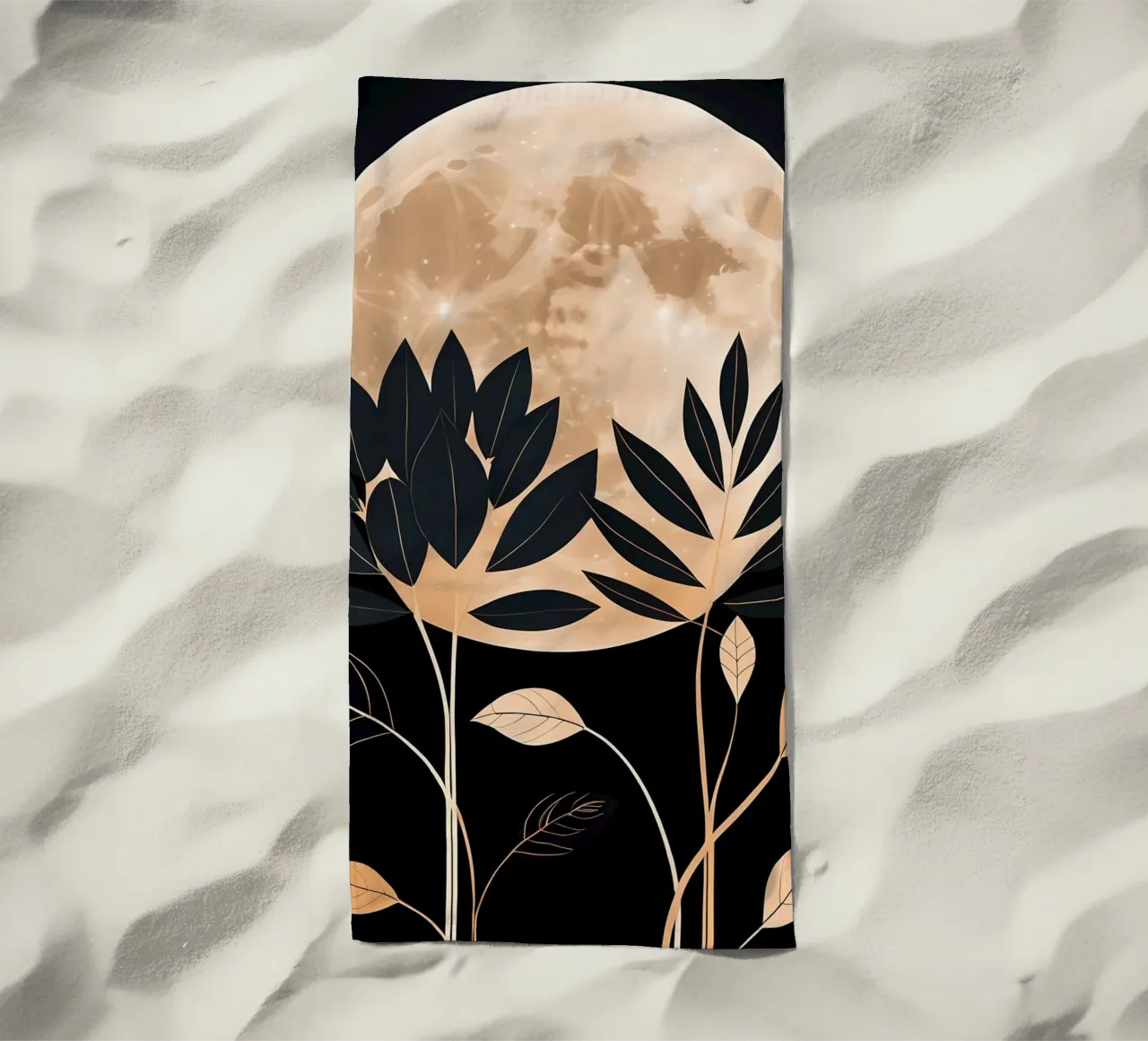 Fiore celeste telo mare da Artistic-shop