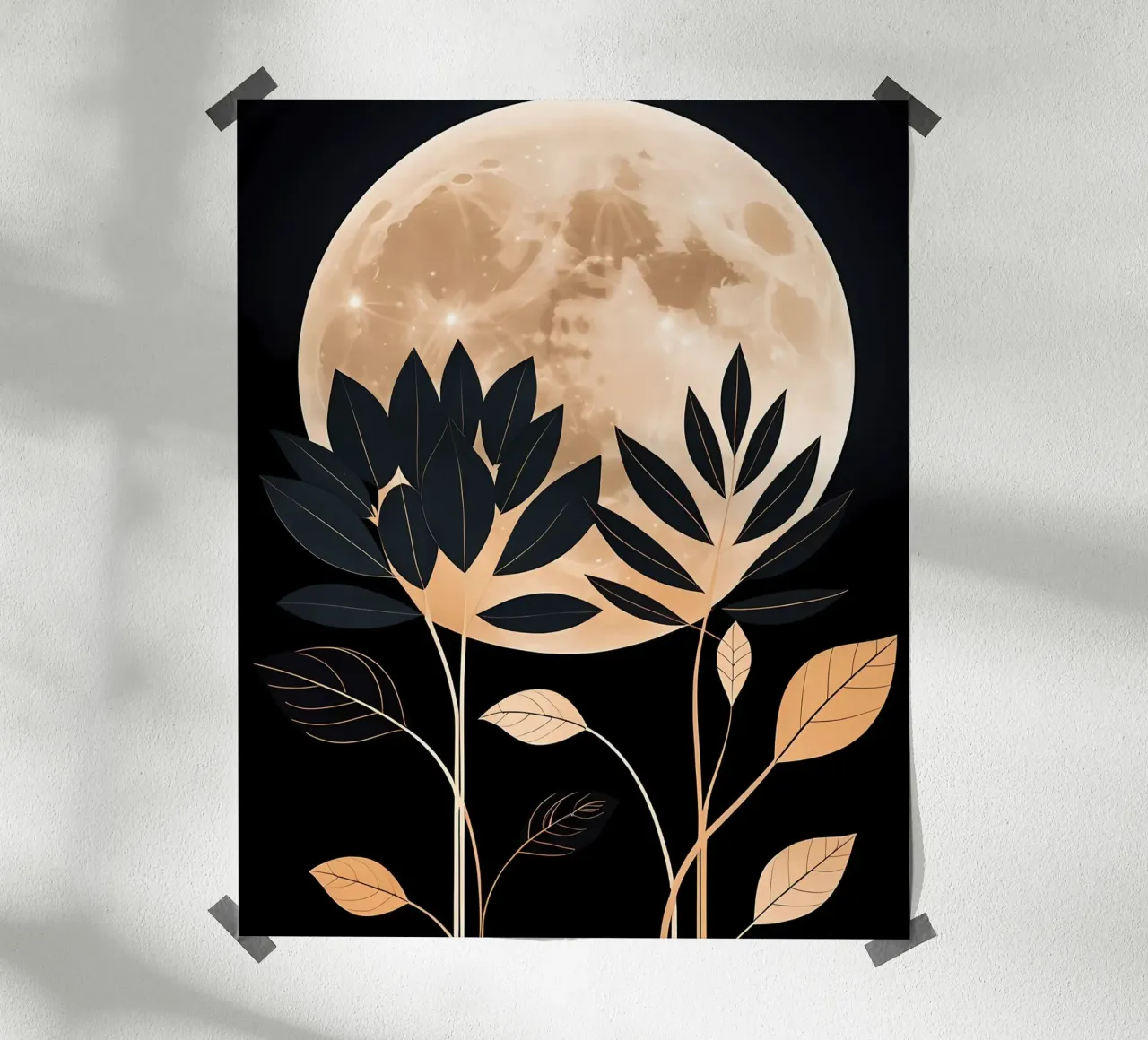 Fiore celeste poster da Artistic-shop