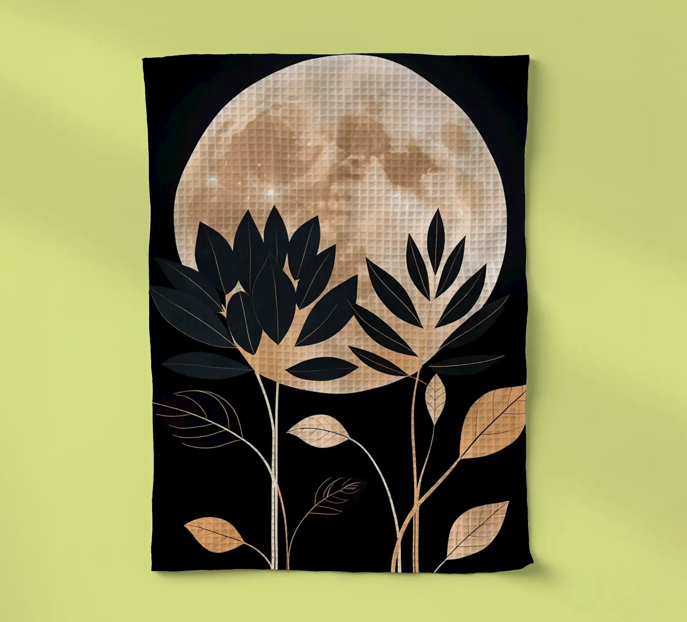 Celestial Bloom tea towel by Artistic-shop