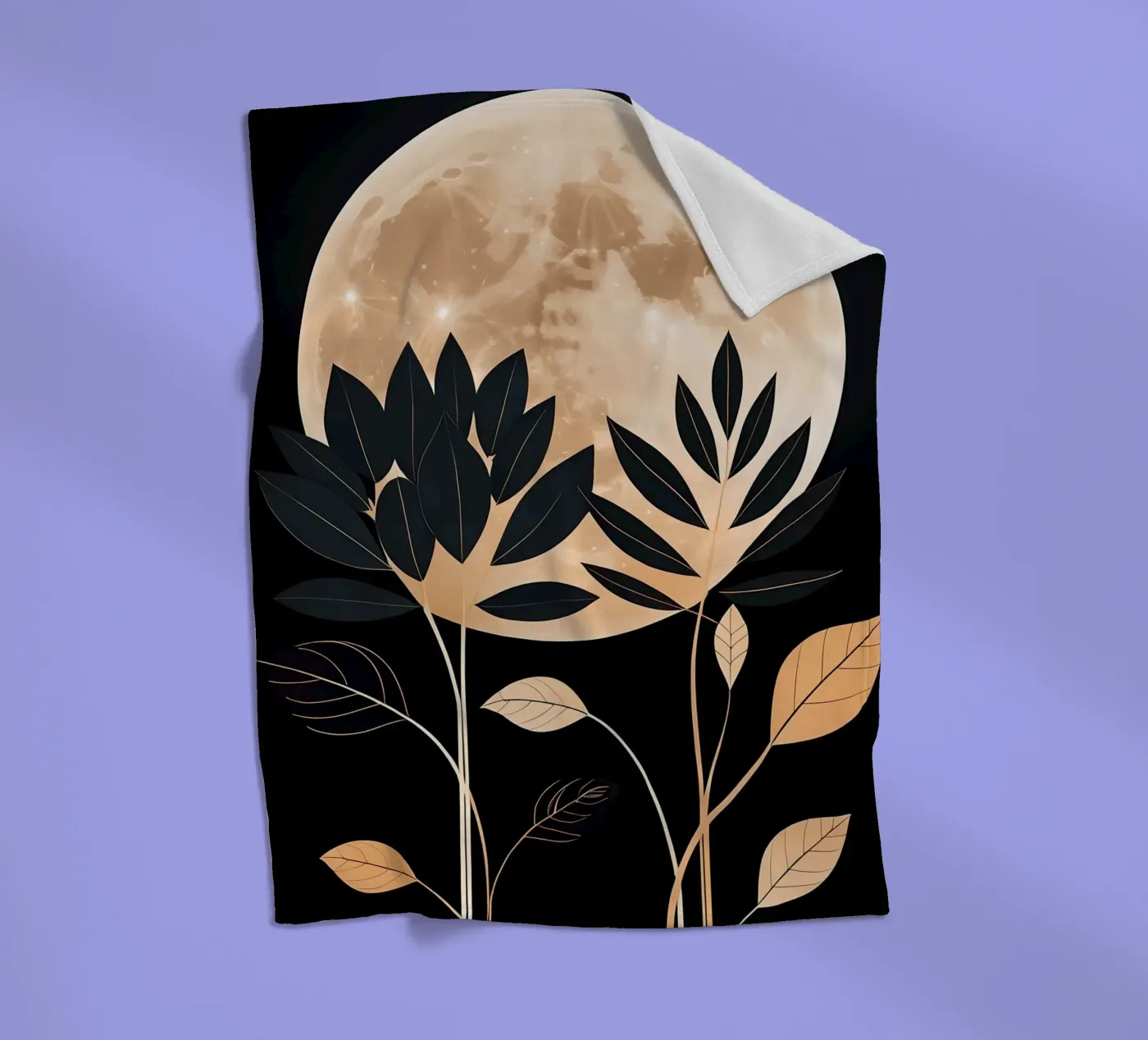 Fiore celeste coperta in pile da Artistic-shop
