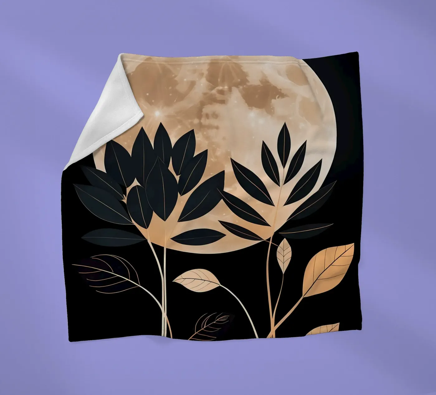 Fiore celeste coperta in pile da Artistic-shop