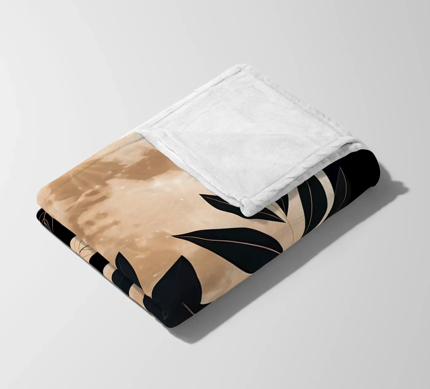 Celestial Bloom fleece blanket by Artistic-shop