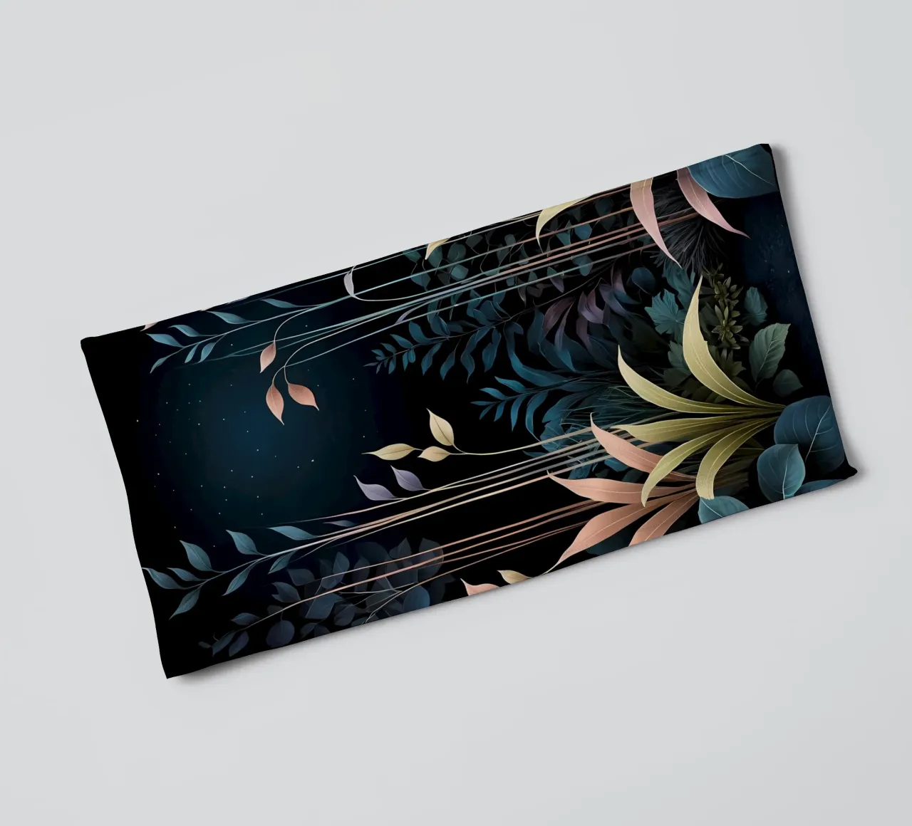 Sereno fiore notturno asciugamano da bagno da Artistic-shop