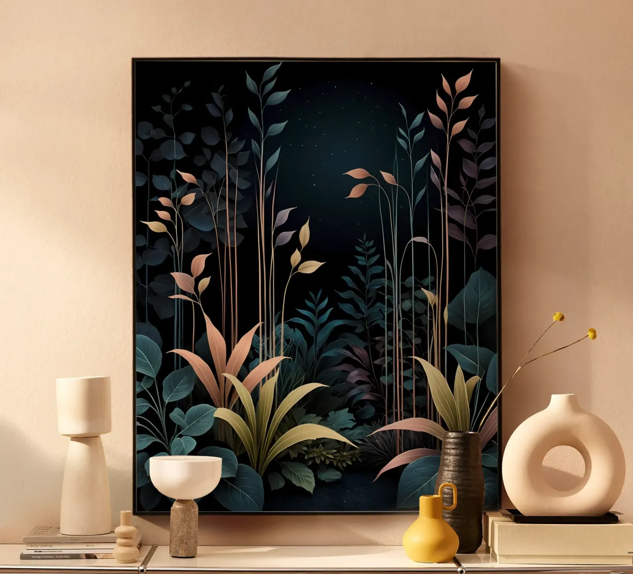 Sereno fiore notturno plexiglass da Artistic-shop