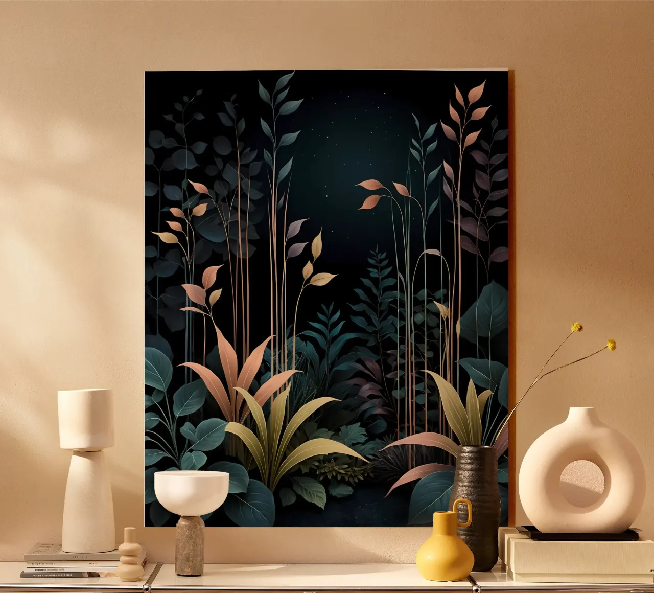 Sereno fiore notturno plexiglass da Artistic-shop