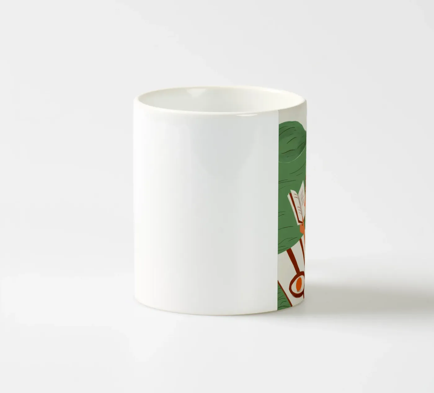 Riverside Reading ceramic mug by Bring Hues